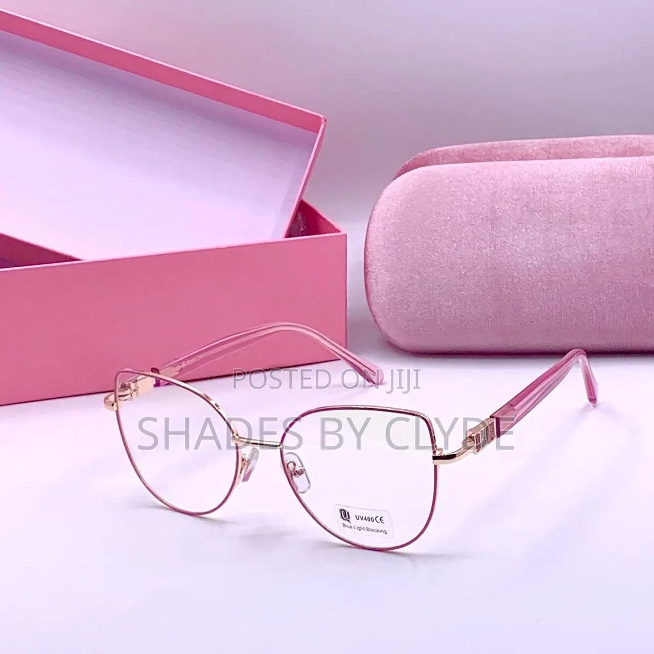  Bvlgari Eyeglasses - Rose Gold Cat-Eye - New! 