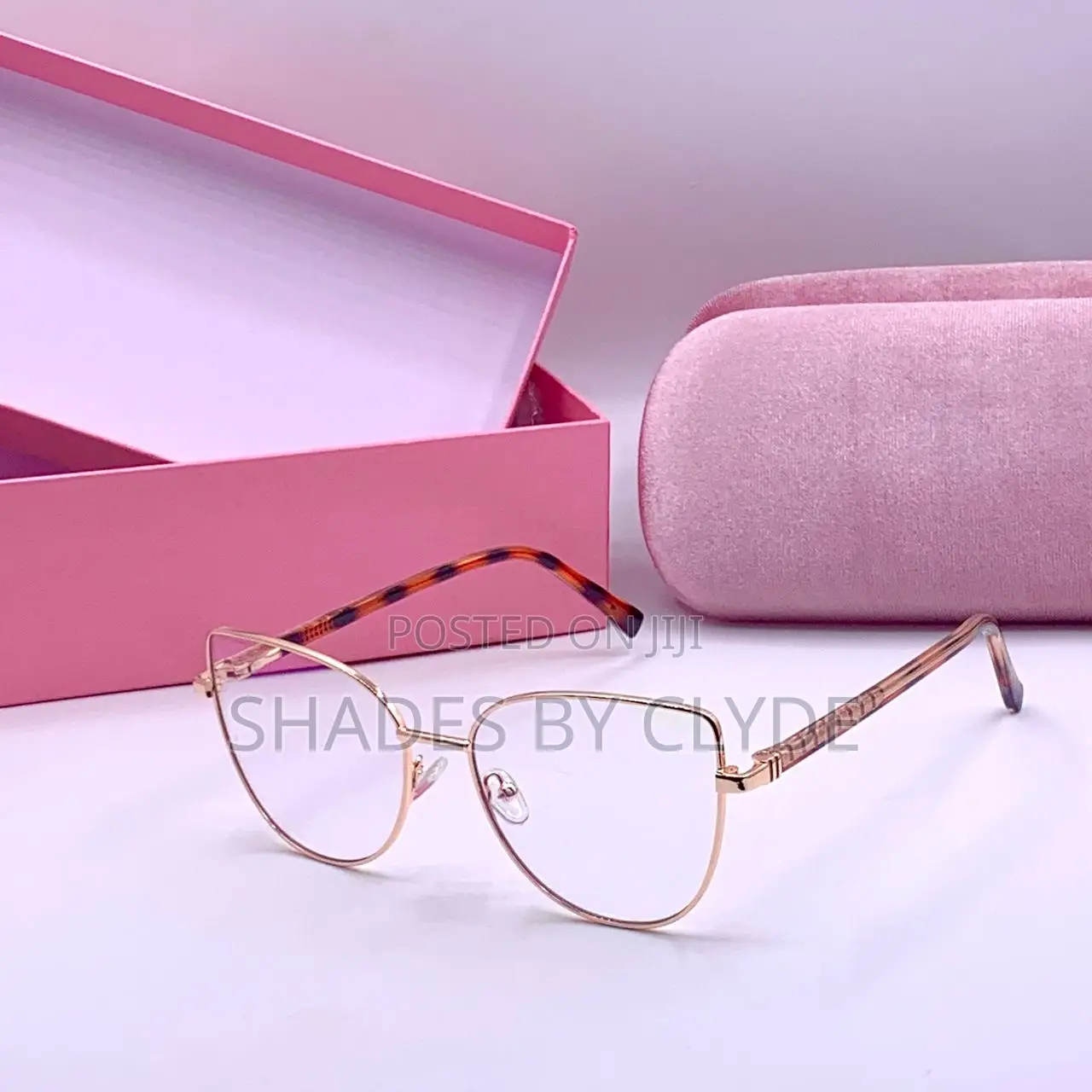 Bvlgari Eyeglasses - Rose Gold Cat-Eye - New! 