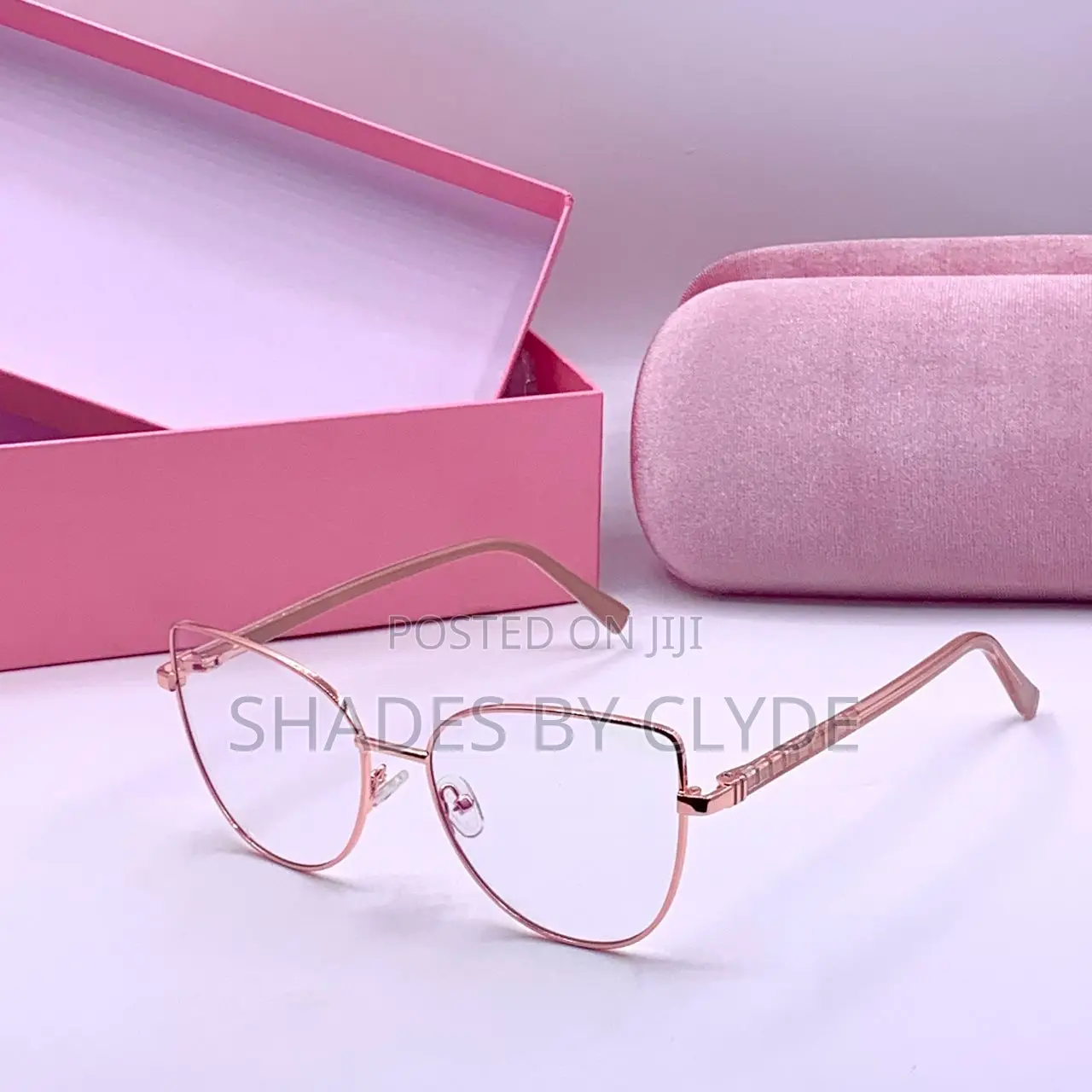  Bvlgari Eyeglasses - Rose Gold Cat-Eye - New! 