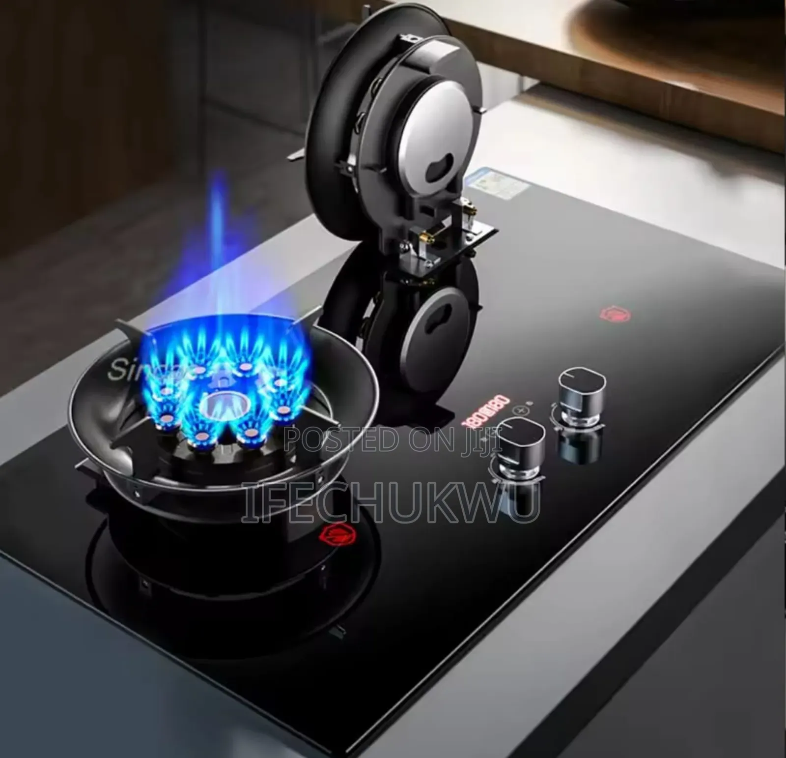 Original Sky-Oppein Made in Turkey Built-in Flips Up 2 Gas Burners