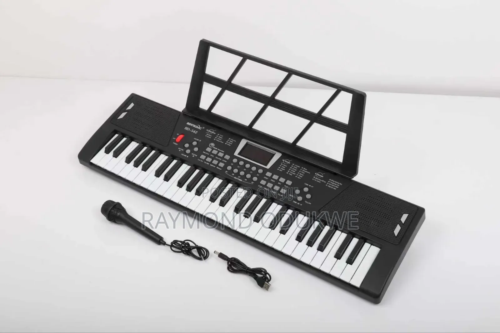 54keys Lighting Electronic Children's Keyboard Piano With Microphone