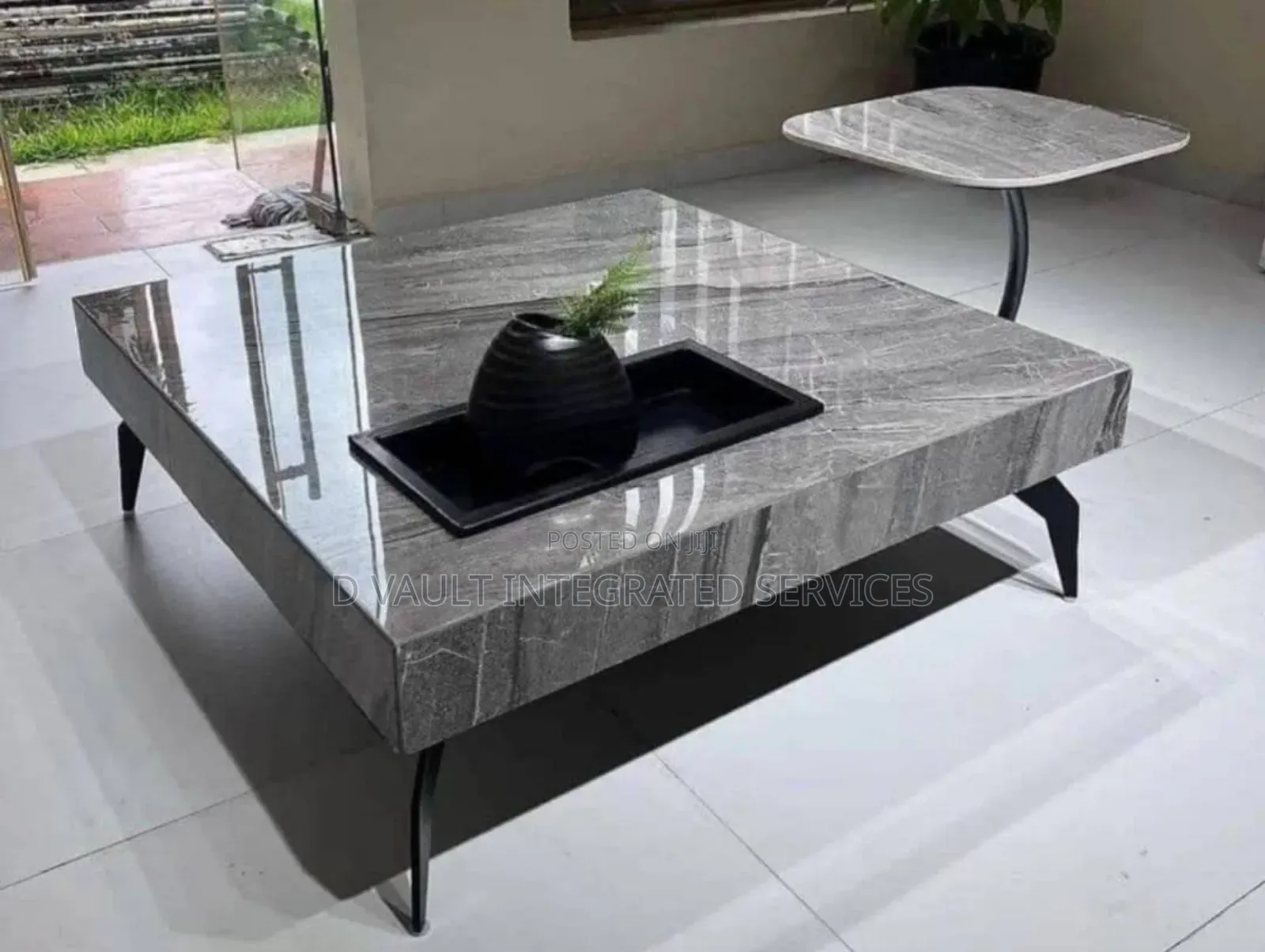 Center Table 2 in One Marble Top