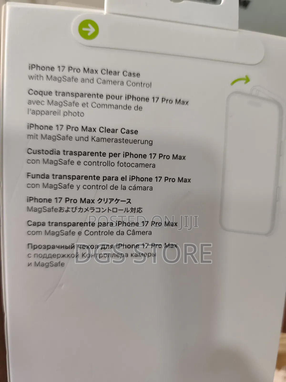 Apple Original iPhone 17 Pro Pro Max Clear Case Magsafecameracontrol