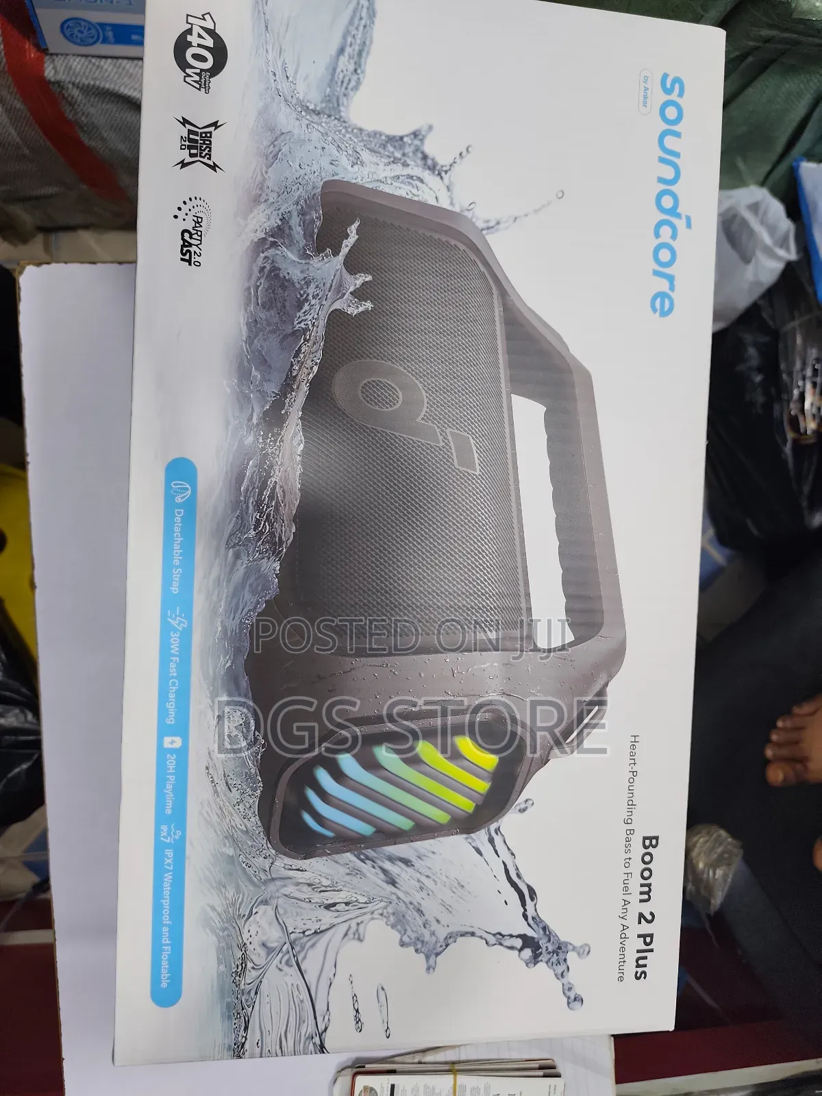 Anker Soundcore Boom 2 Plus 140w 2+2 Stereo Bluetooth Speaker