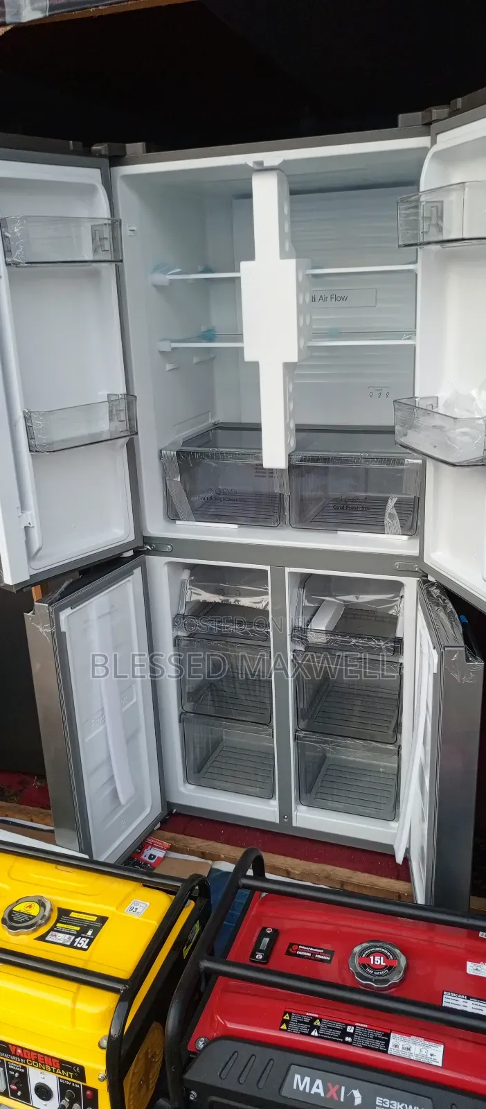 (Ref 54ws) Hisense Refrigerator 4 Doors