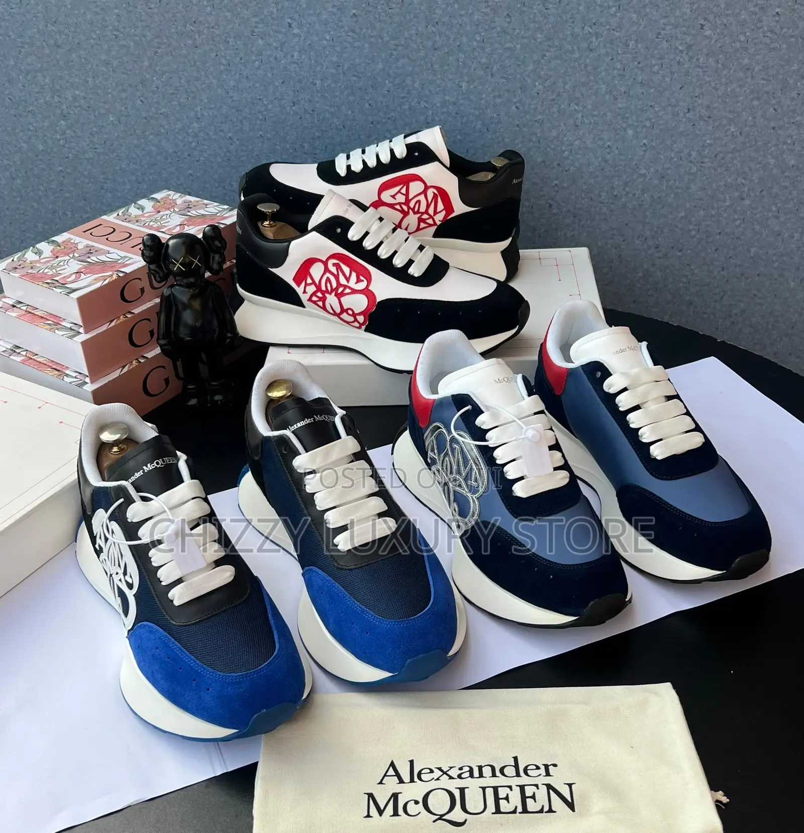 Alexander McQueen Quality Luxury Men Sneakers