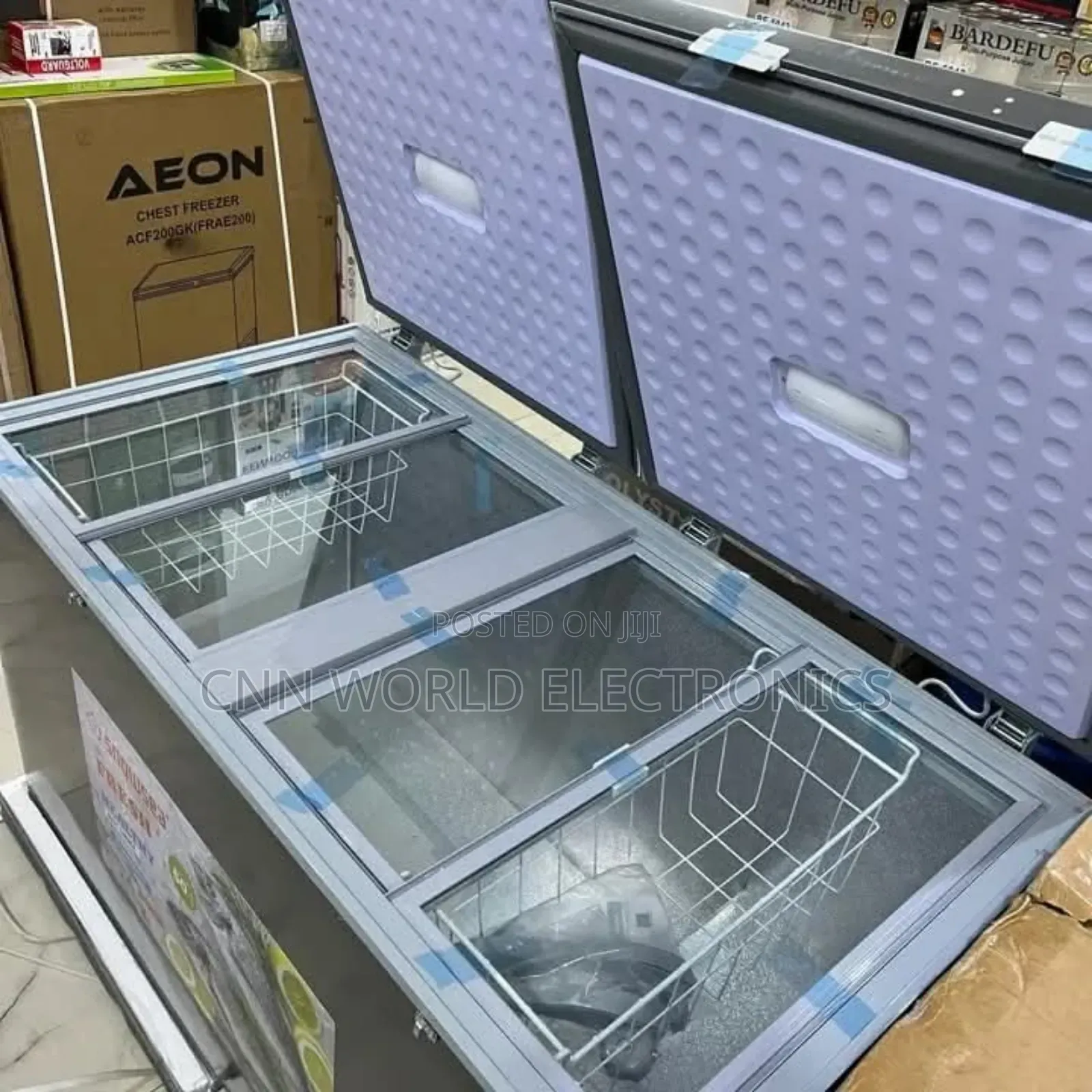 High Quality Snowsea 500l Double Door Freezer Faster Cooling Warranty