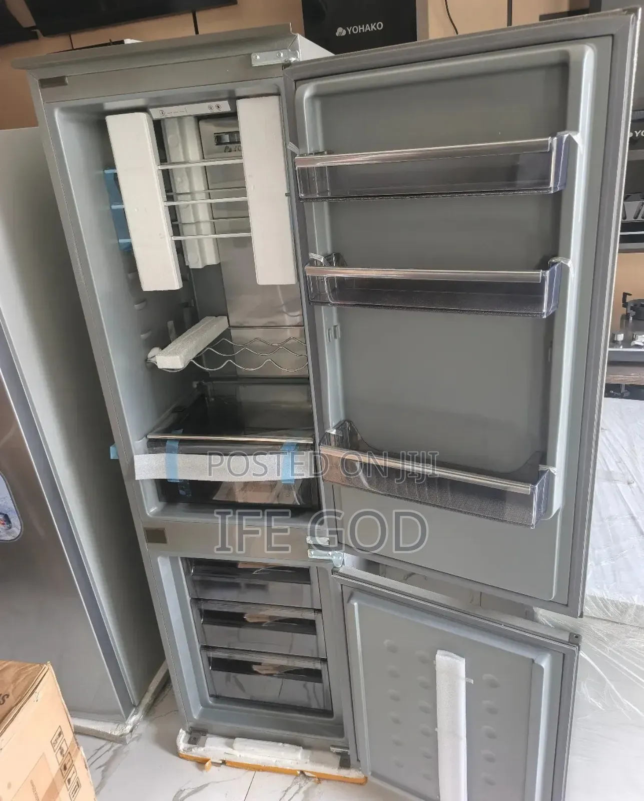 Original Yohako Made "Turkey Inbuilt Cabinet Inverter Fridge Freezer