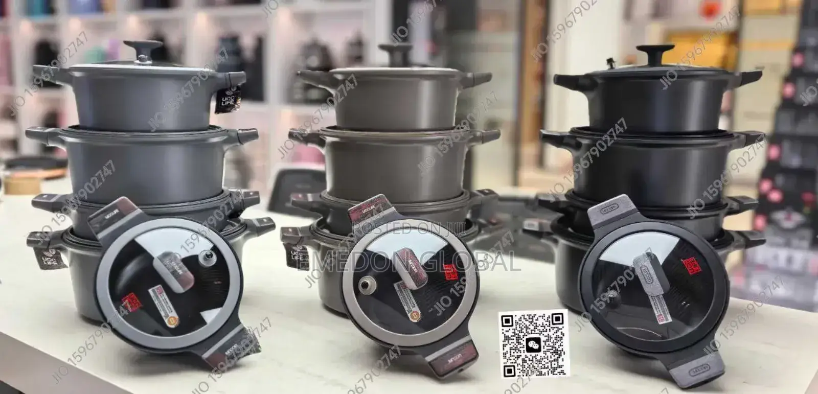 Ucc Life 13pcs Granite Coating Cookware Set