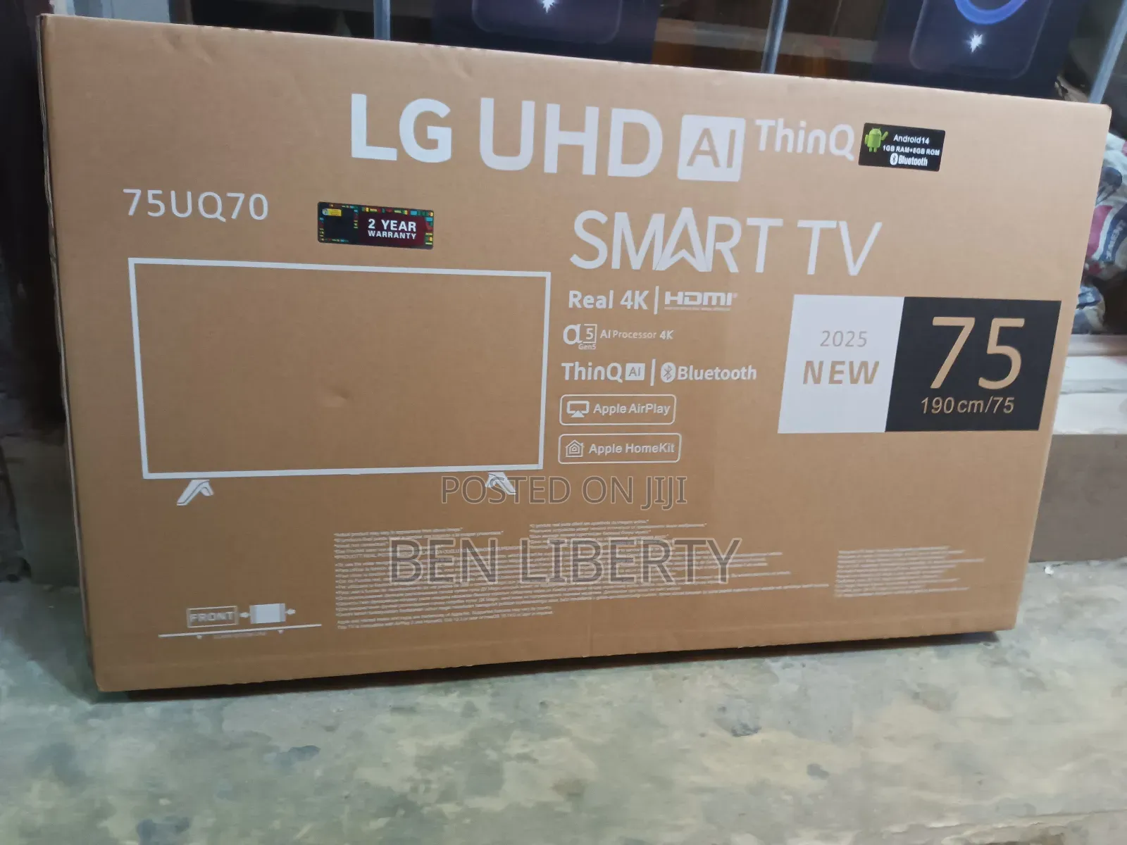 O Lg 75 Inches Android Smart Tv