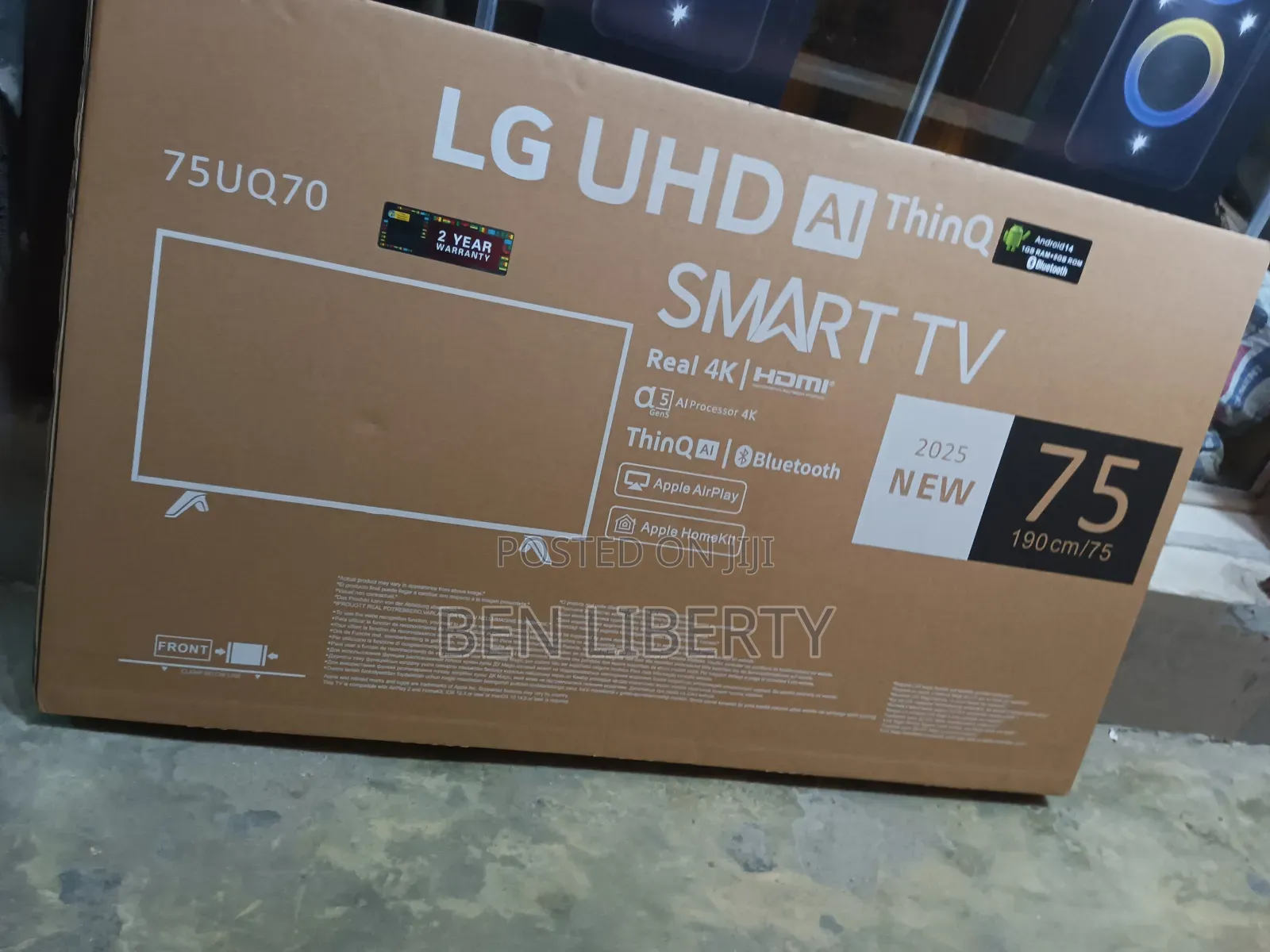 O Lg 75 Inches Android Smart Tv