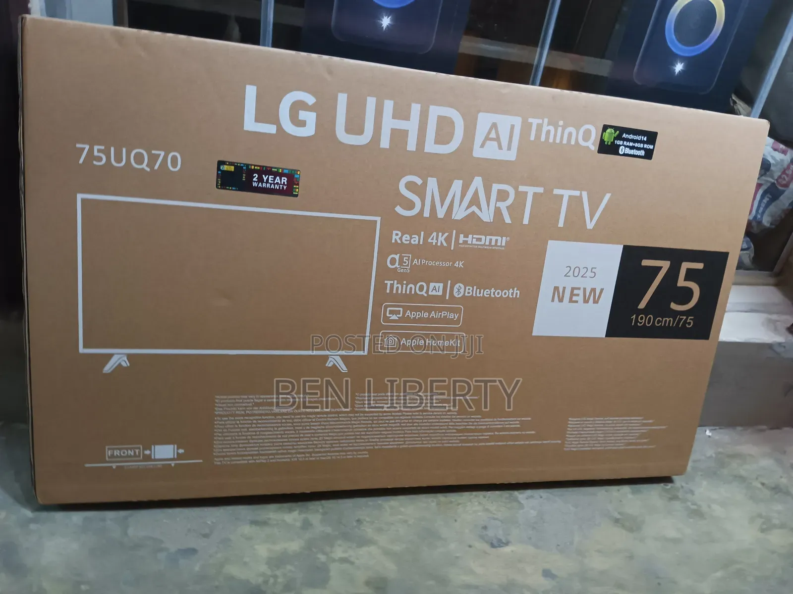 O Lg 75 Inches Android Smart Tv