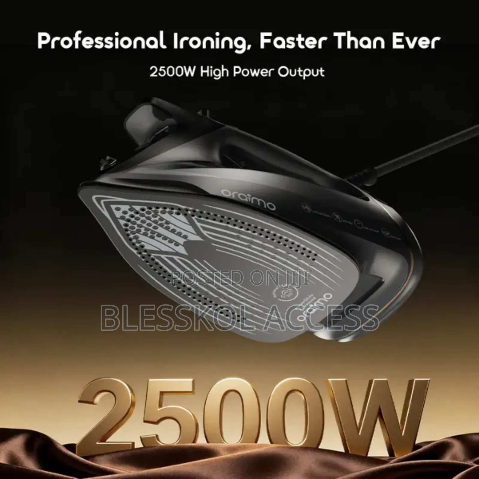 Oraimo Steamcore 2500w Led Display Electric Iron