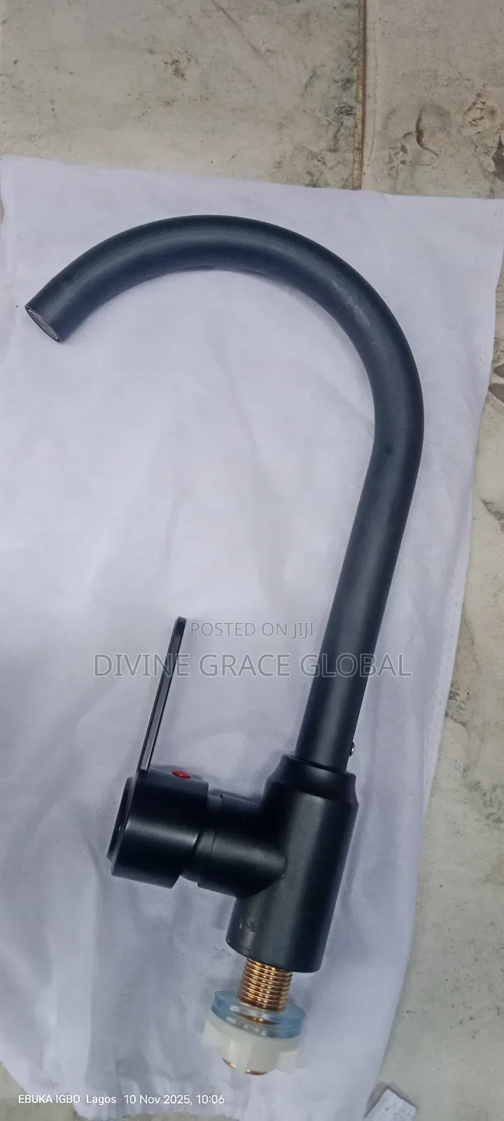 Kitchen Longer Neck Tap Black