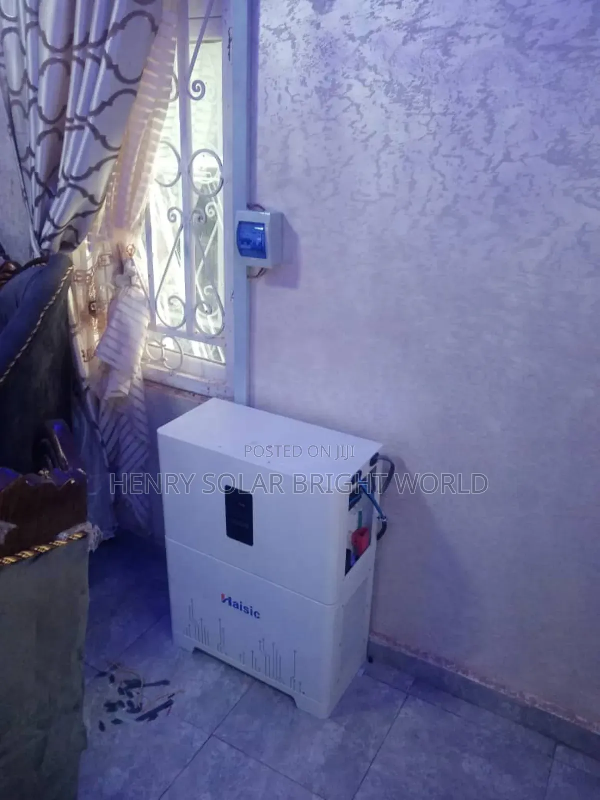 Haisic 8kwh 24v Lithium Battery 4kva 24v Hibrid Inverter All in One