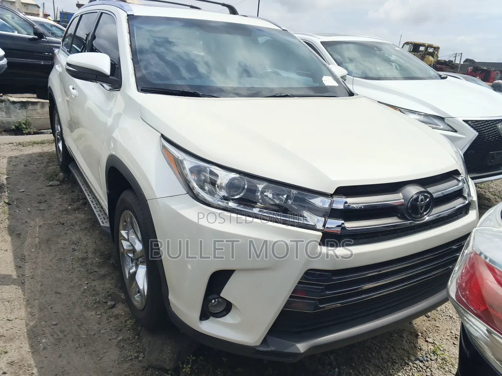 Toyota Highlander Limited 4dr SUV (3.5L 6cyl 6A) 2015 White
