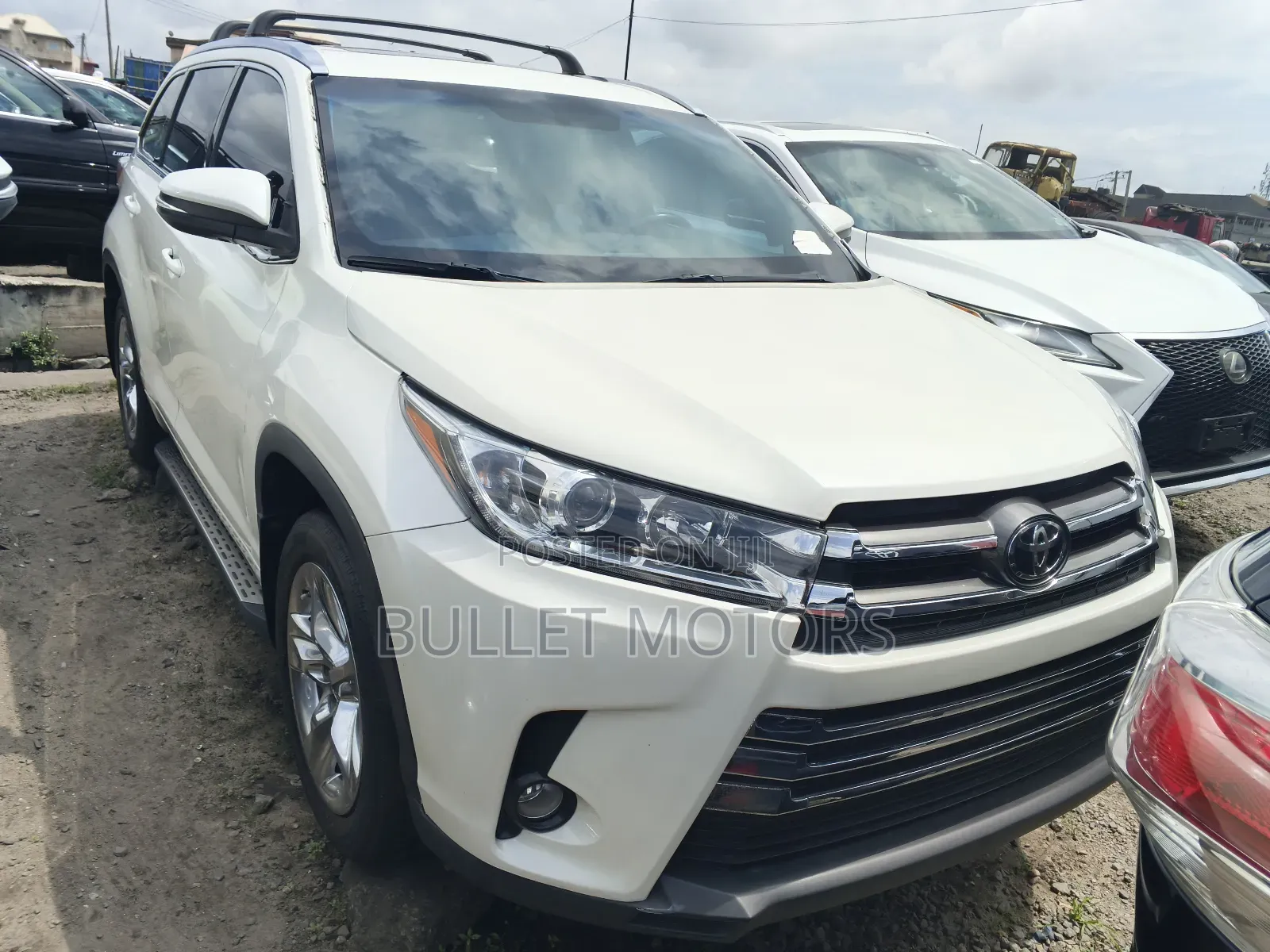 Toyota Highlander Limited 4dr SUV (3.5L 6cyl 6A) 2015 White