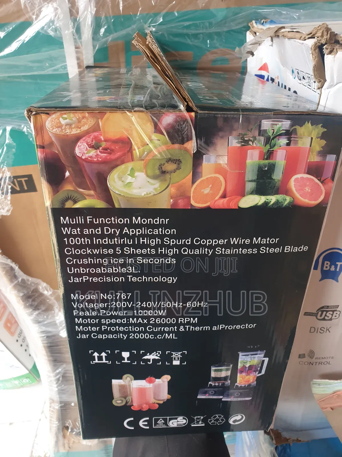 Kenwood 3l Multi Blender/Crusher Wet & Dry -1000w