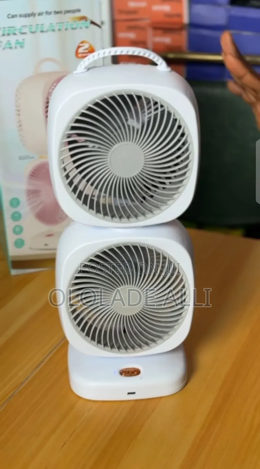 Double Headed Circulation Fan