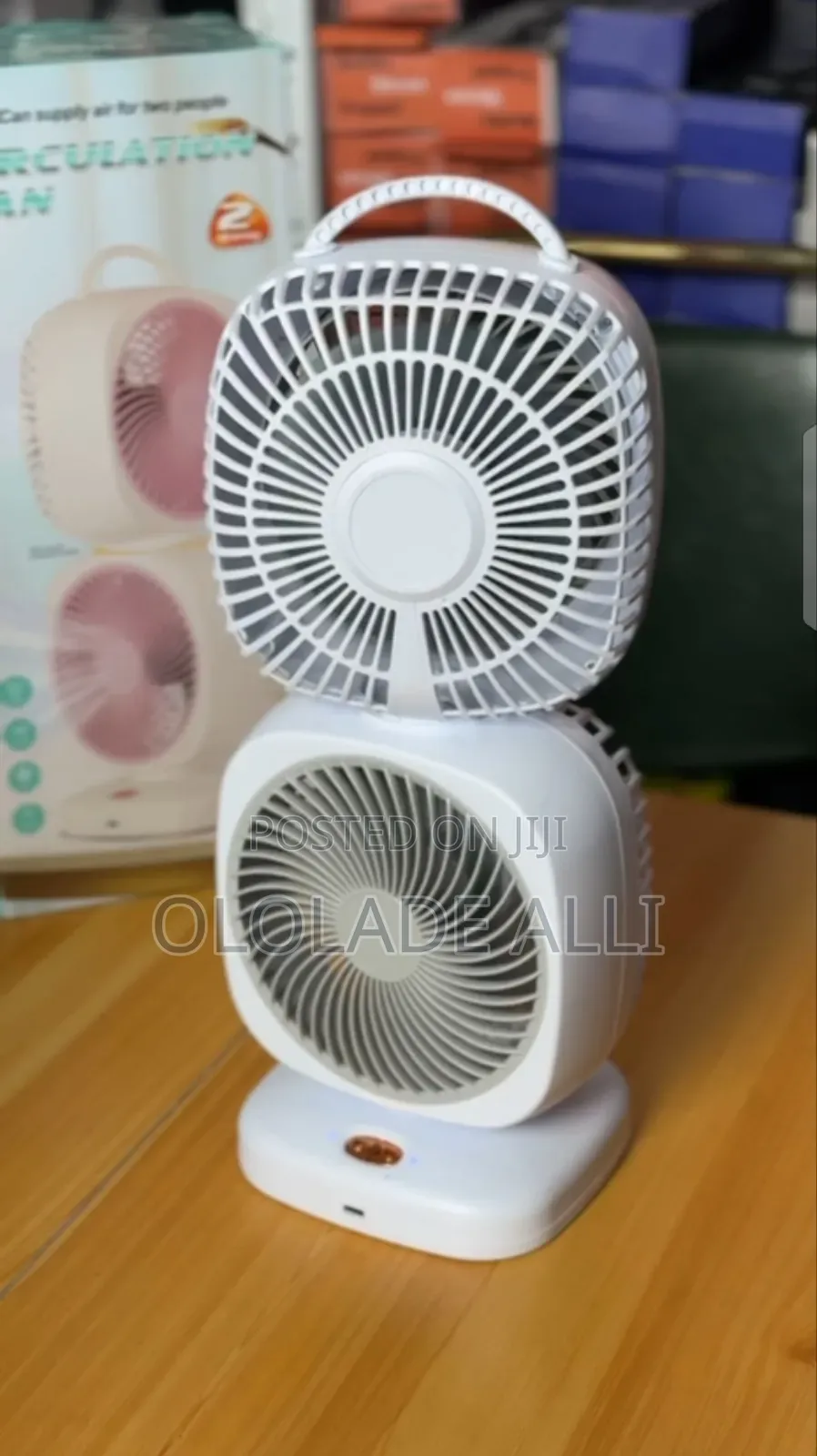 Double Headed Circulation Fan