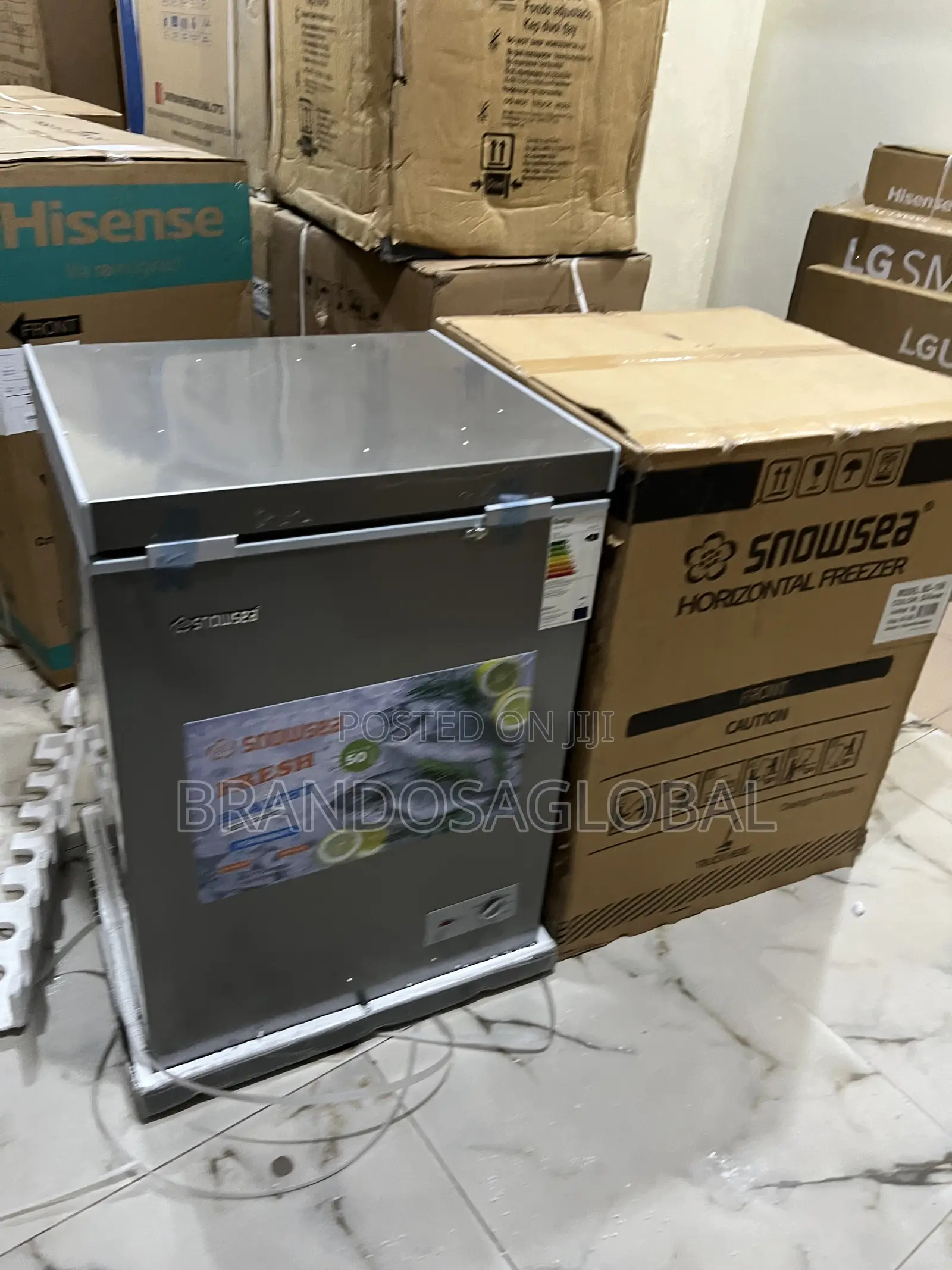 Original Snowsea Bd-158 110l Freezer – Strong Cooling Motor
