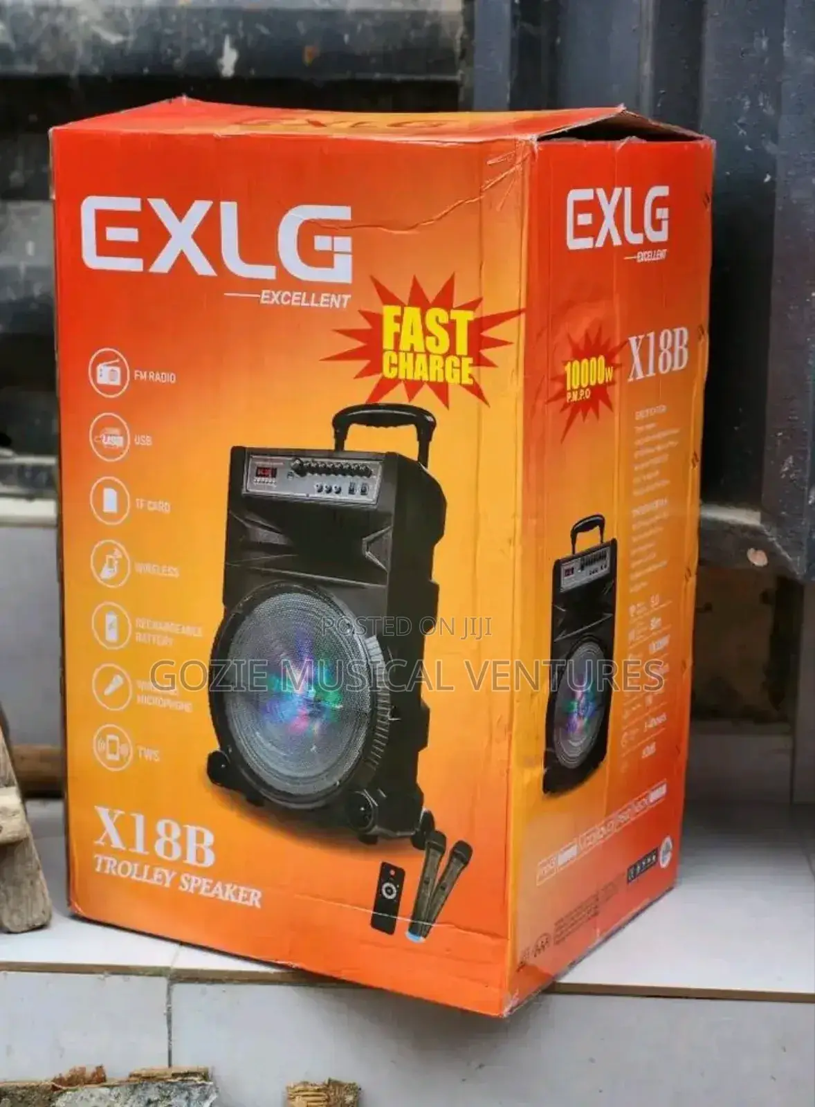Original Exlg Party Speaker With Amazing Sound