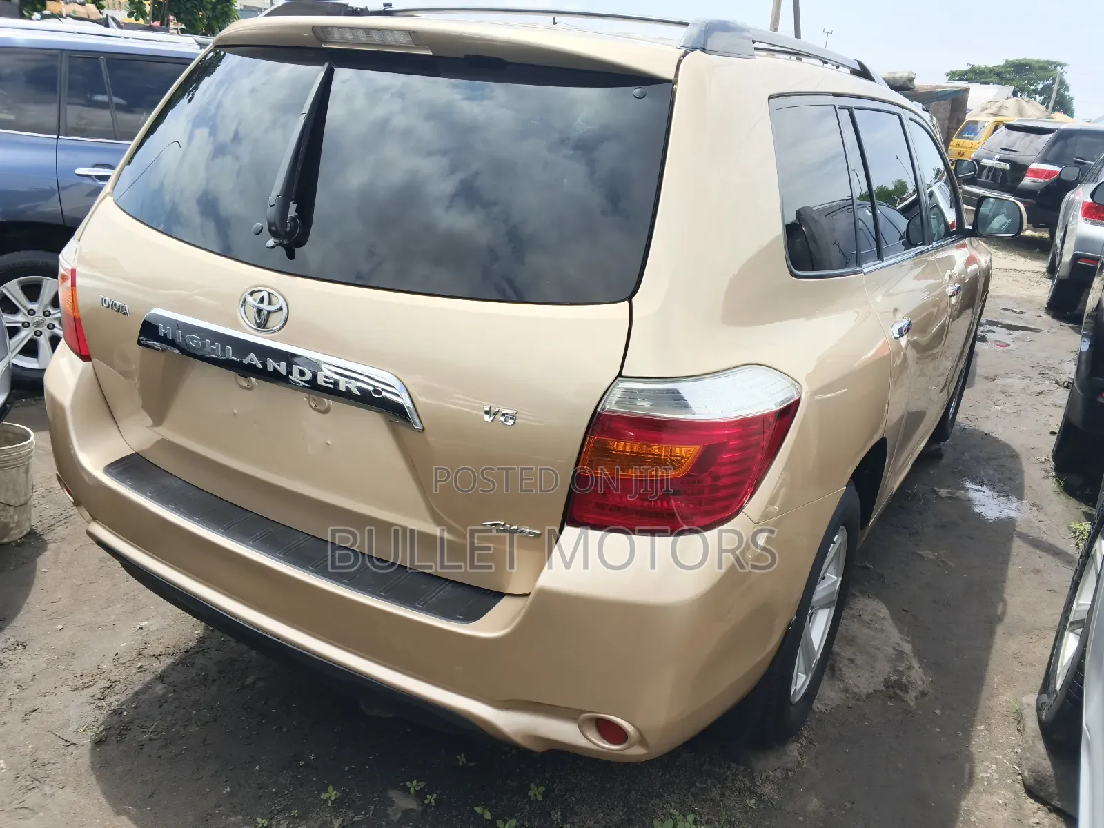 Toyota Highlander Limited 2008 Gold
