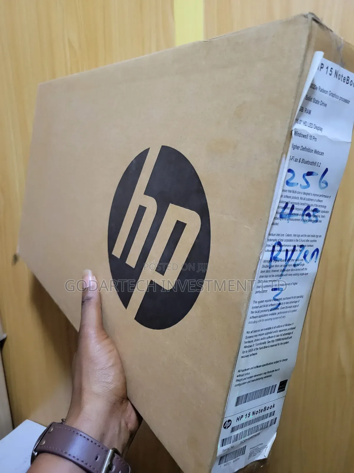 New Laptop HP 15-da2933nia 4GB AMD Ryzen 5 SSD 256GB