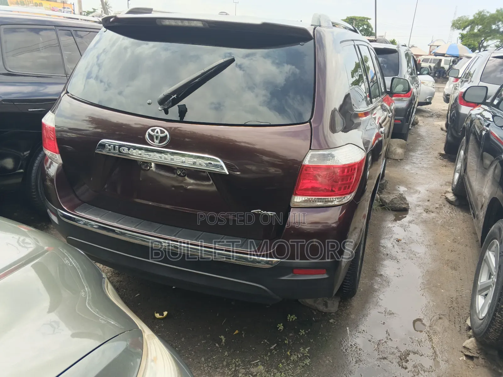 Toyota Highlander Limited 2008 Red
