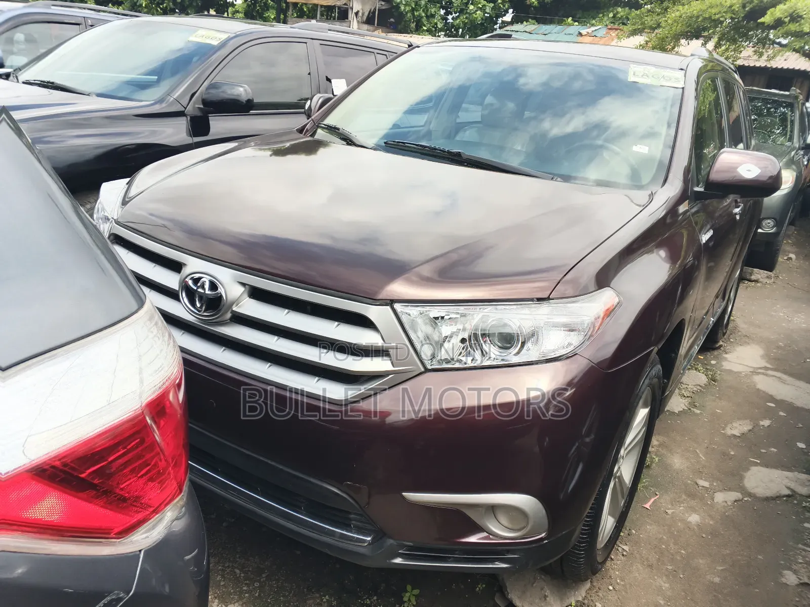 Toyota Highlander Limited 2008 Red