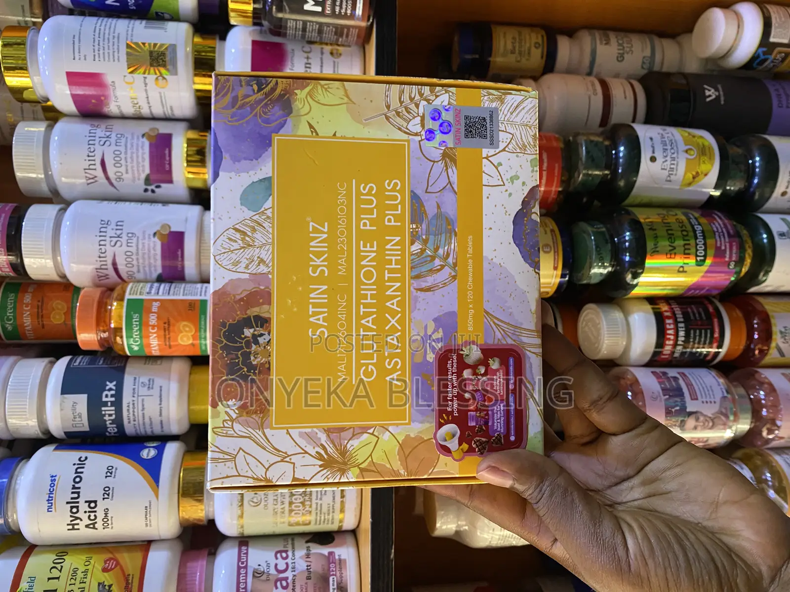 Satin Skinz Glutathione Plus Astaxanthin Plus