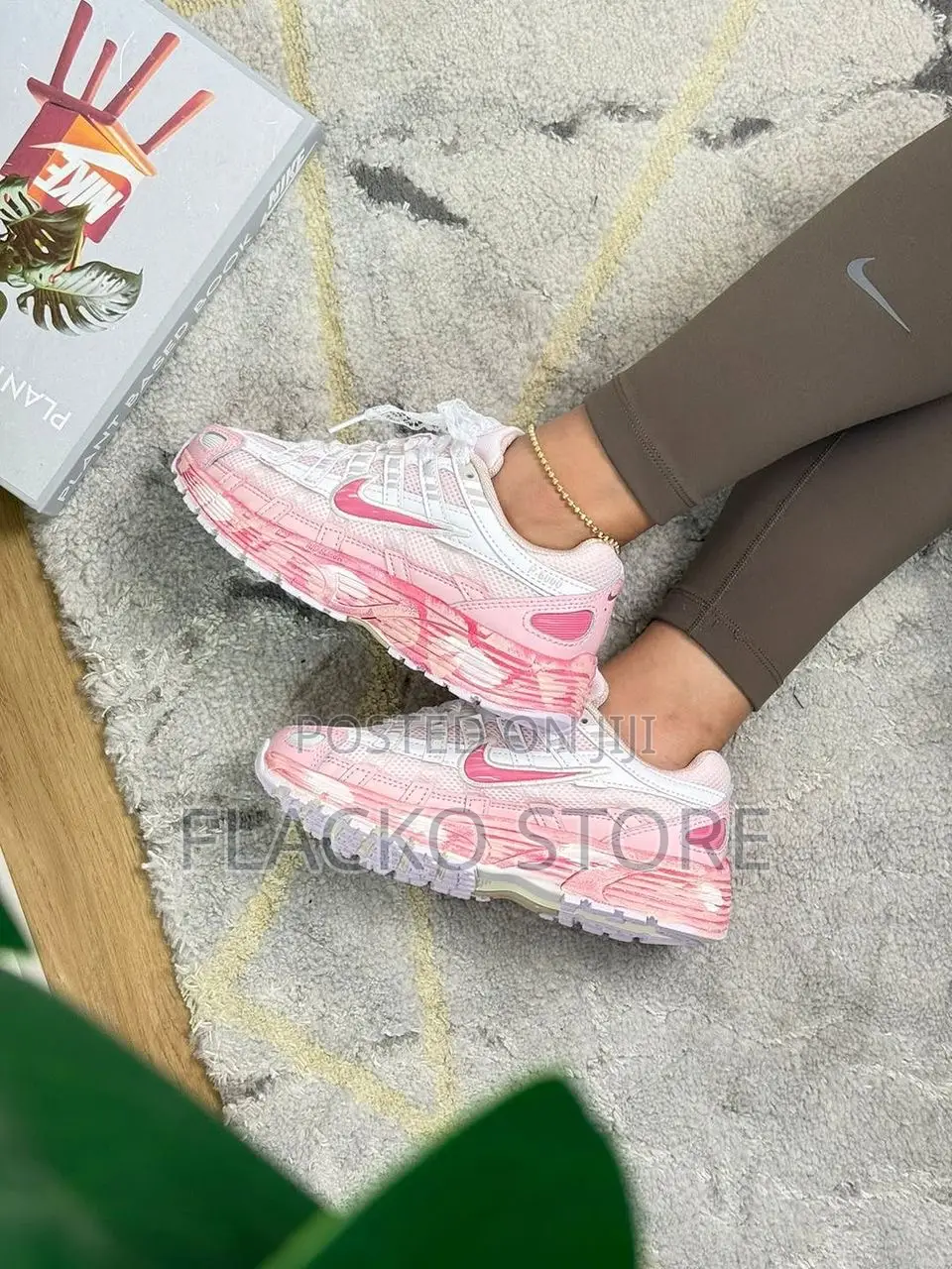 Original Nike P-6000 Custom Pink Sneakers