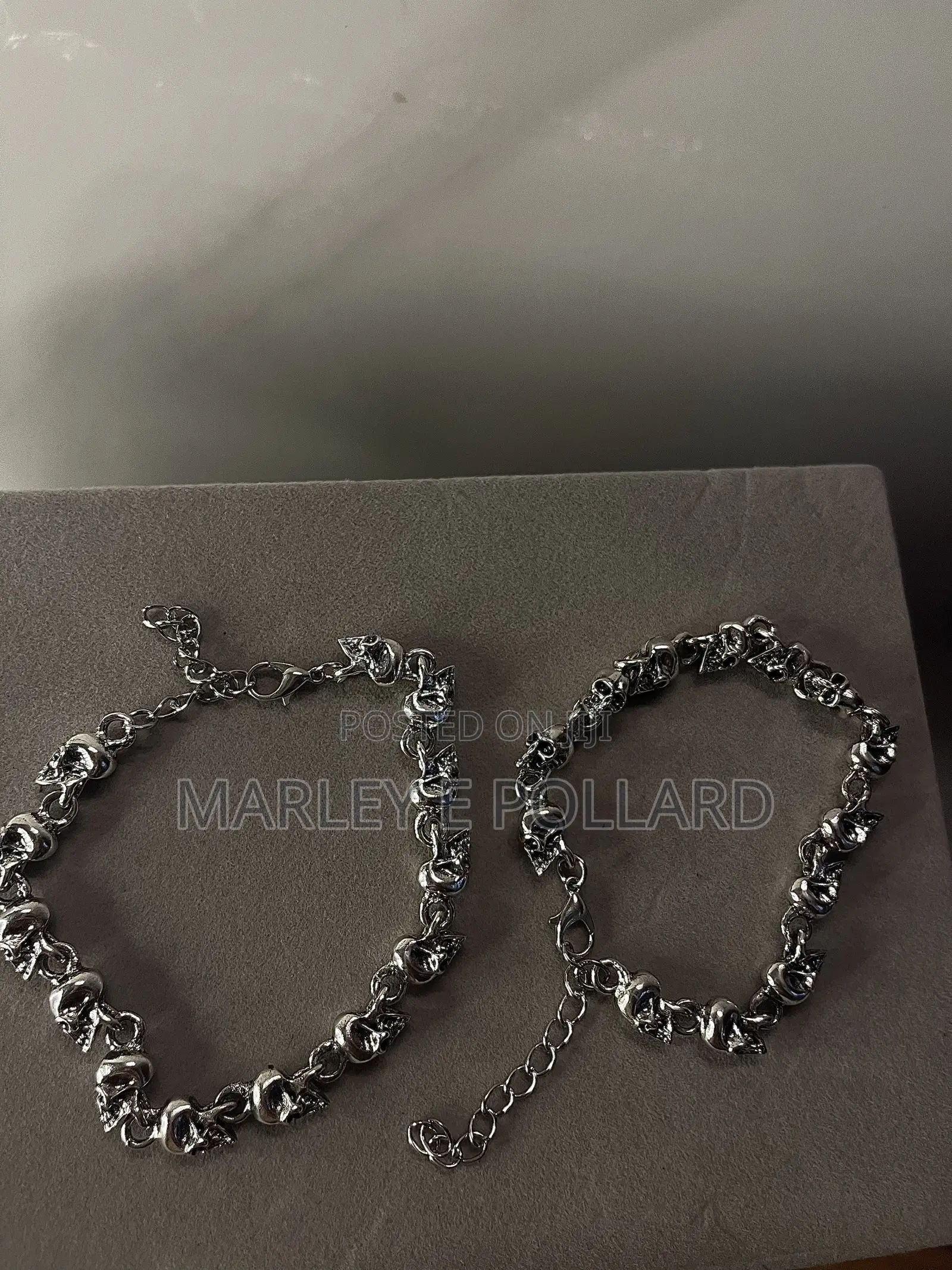Chrome Hearts Vintage Wrist Punk Silver Bracelet