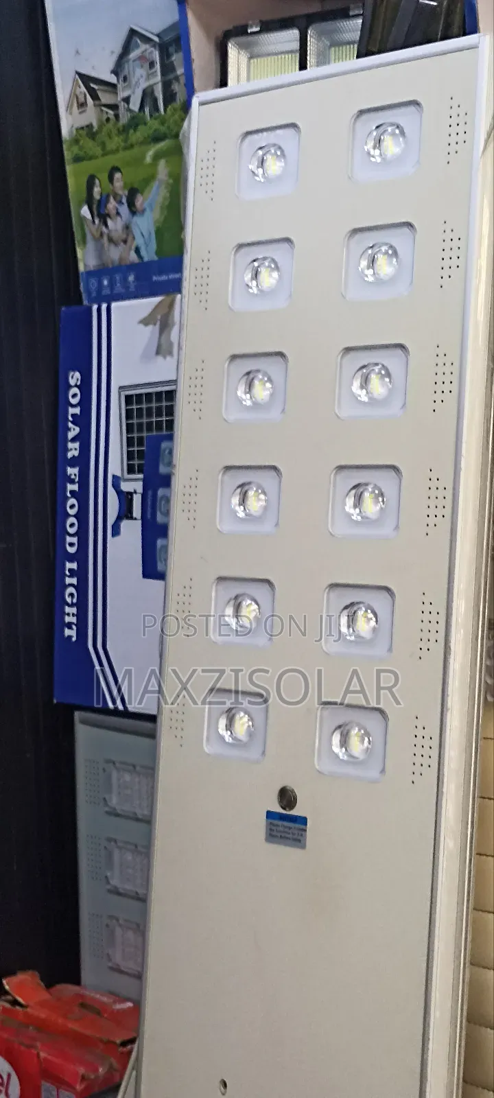 100 Watts Wakatek All In One Solar Street Light