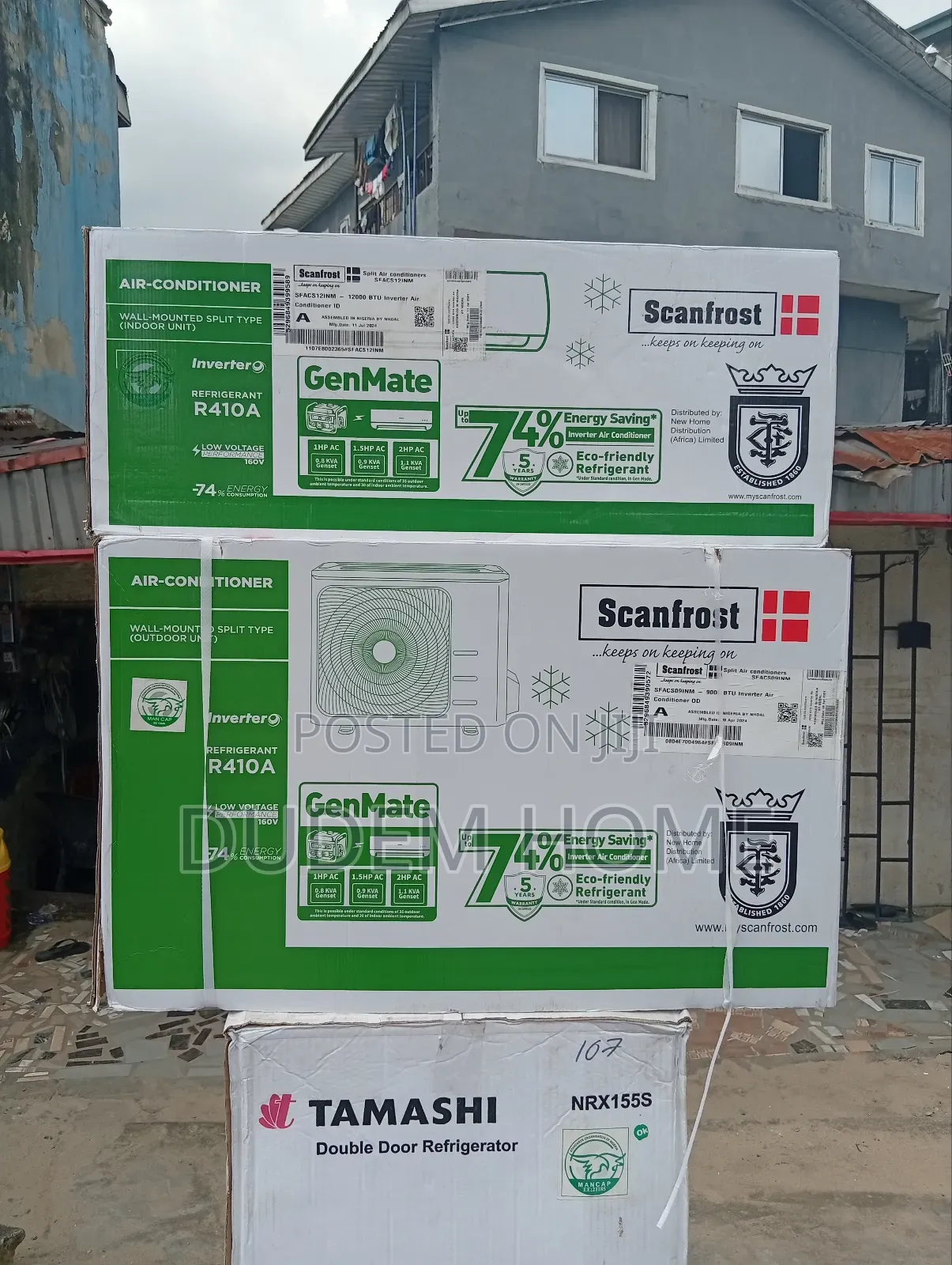 Scanfrost Genmate Inverter Air Conditioner 1hp