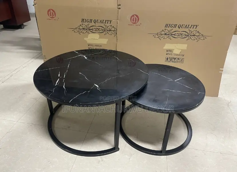 Marble Top 2 in 1 Center Table