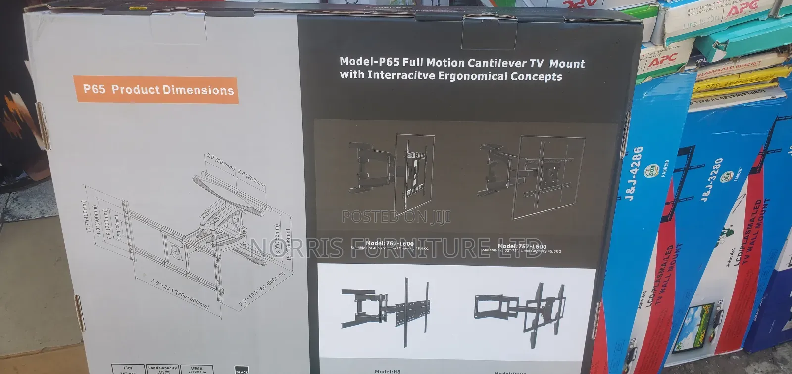 55" - 85" Full Motion Tv Mount