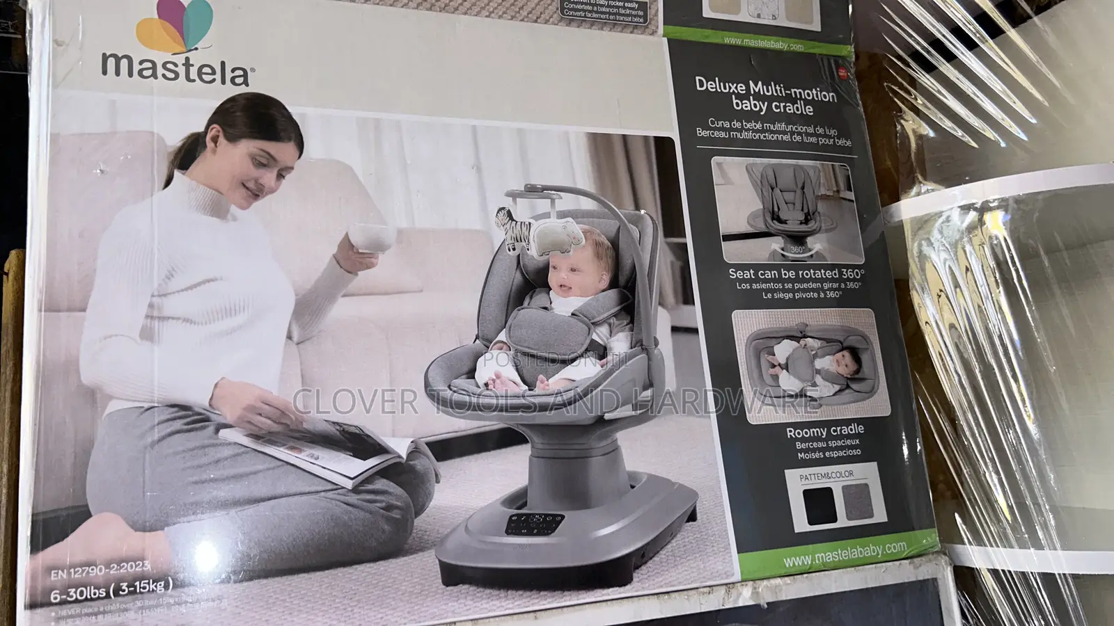 Mastela Deluxe Multi-Motion Baby Cradle
