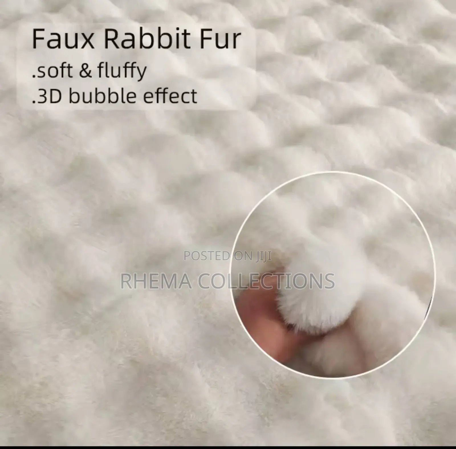 60*160cm Decor Fluffy Fur Rug for Living Room Aesthetics