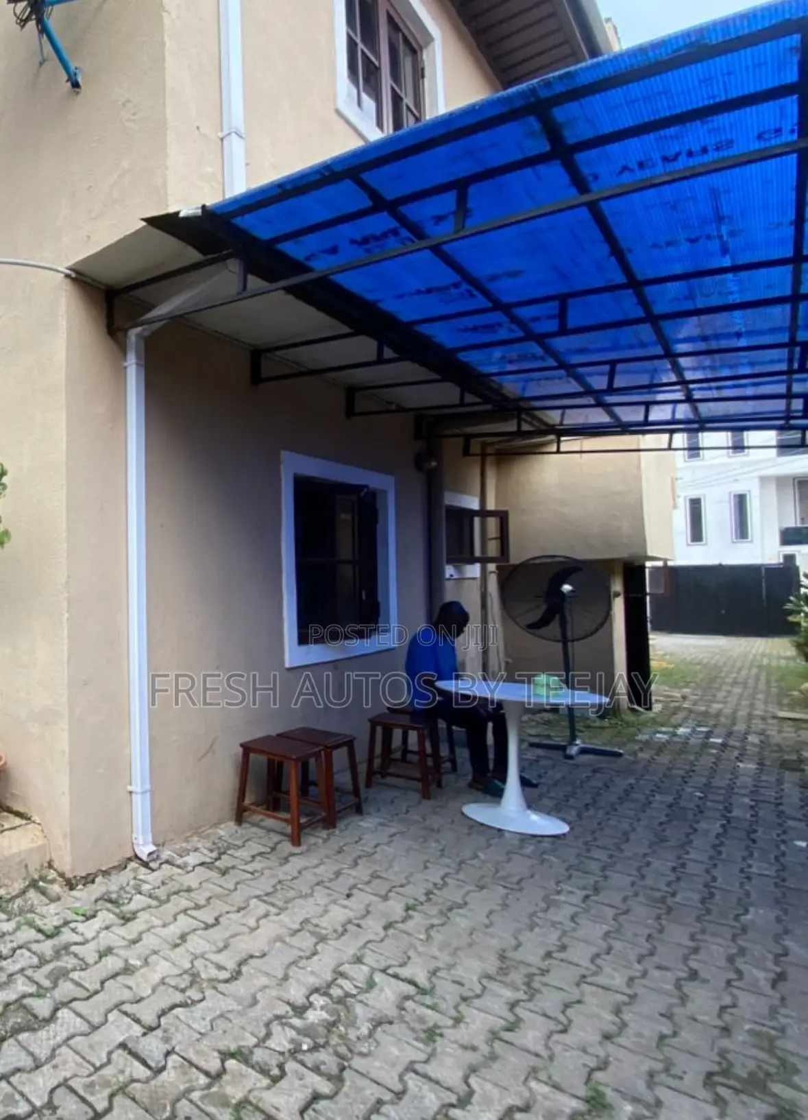 A Gated Table Land With Old Structure in Omole Phase2 Estate