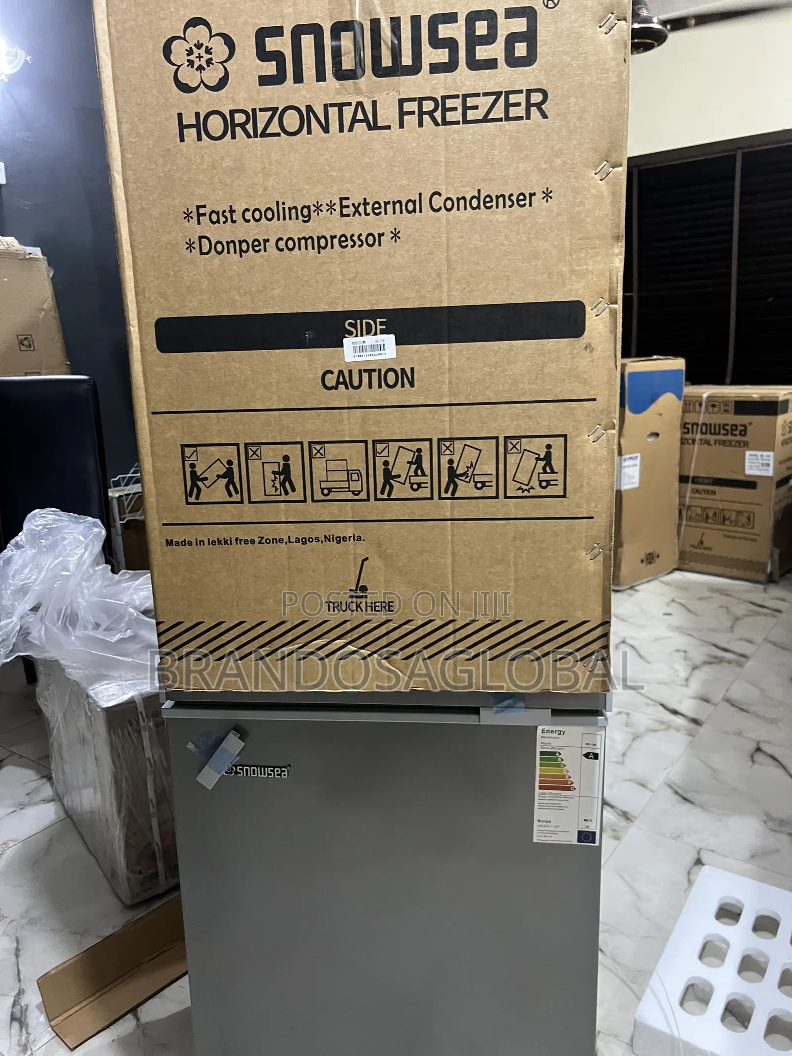 Snowsea 70l Chest Freezer Bd-108 – Modern Design Look