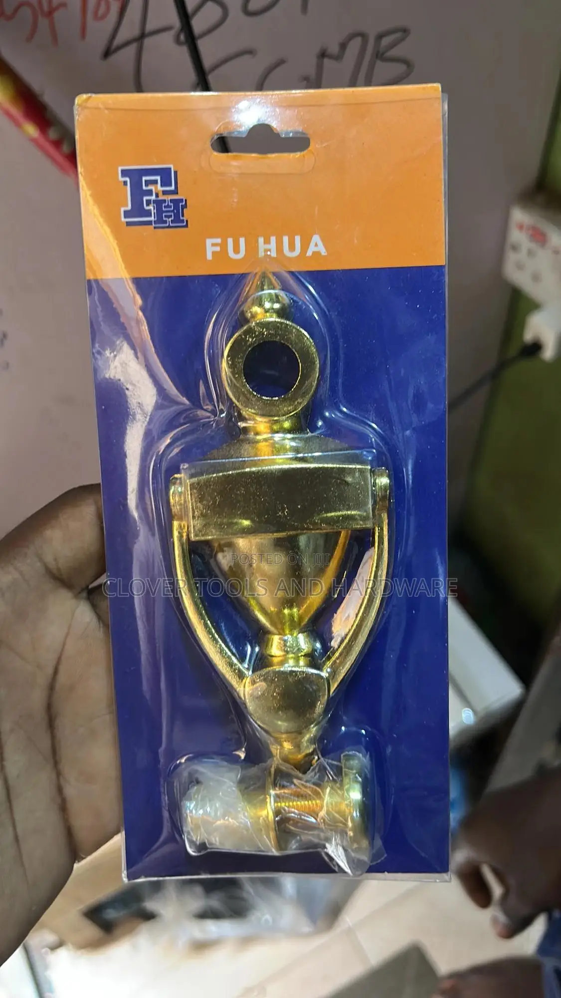 Fu Hua Door Knocker With a Built-in Door Viewer