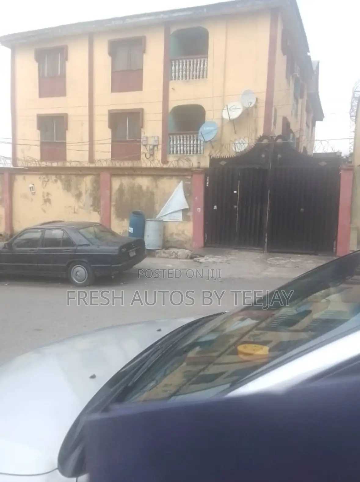 A Gated Land With Old Structure Along Isheri Road Magodo