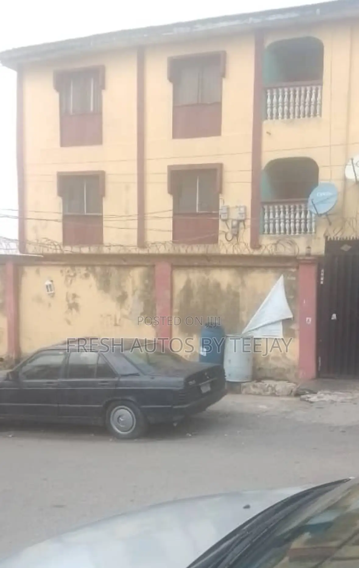 A Gated Land With Old Structure Along Isheri Road Magodo