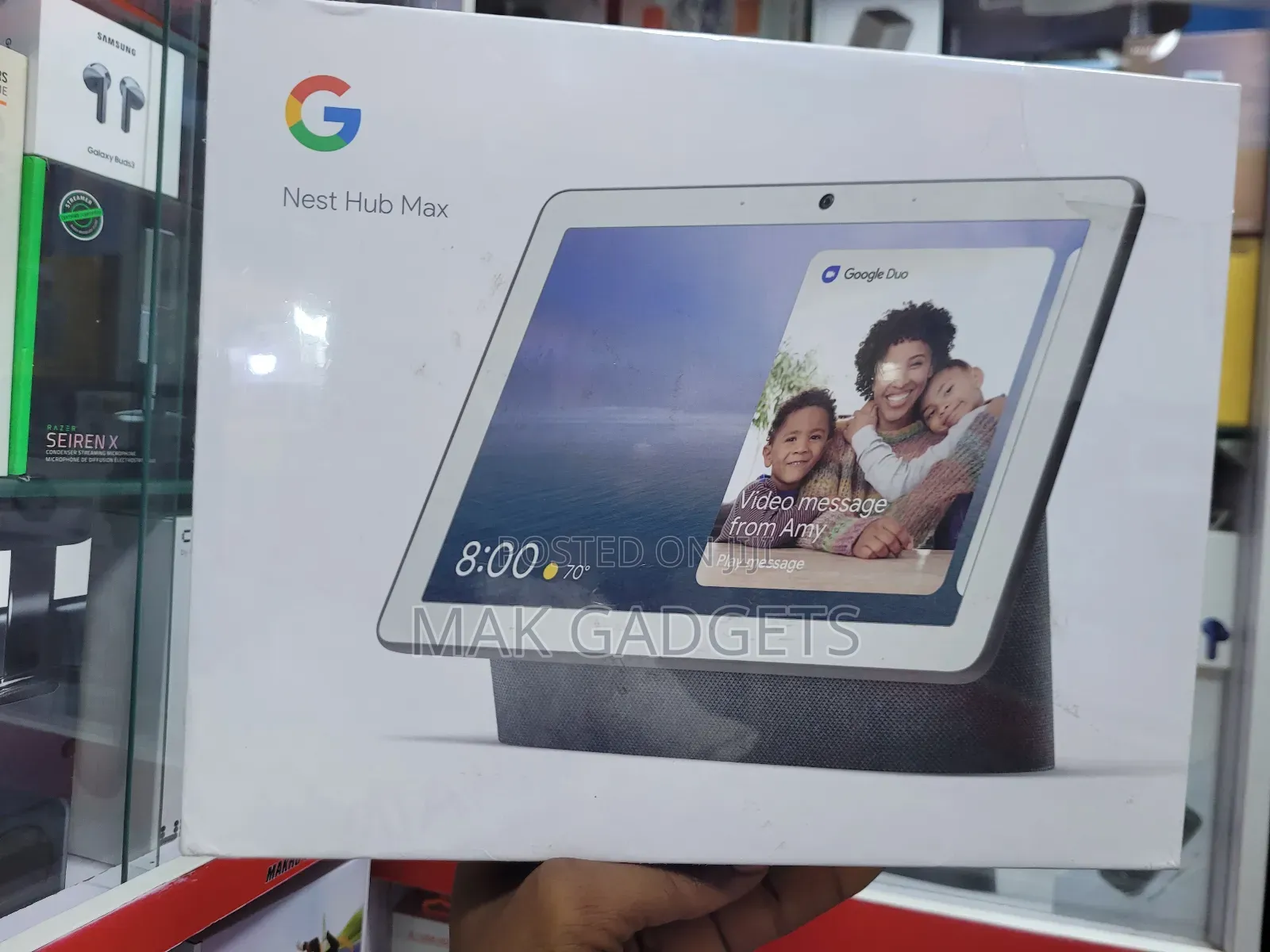 Google Nest Hub Max 10 Inch Smart Display Speaker With Google