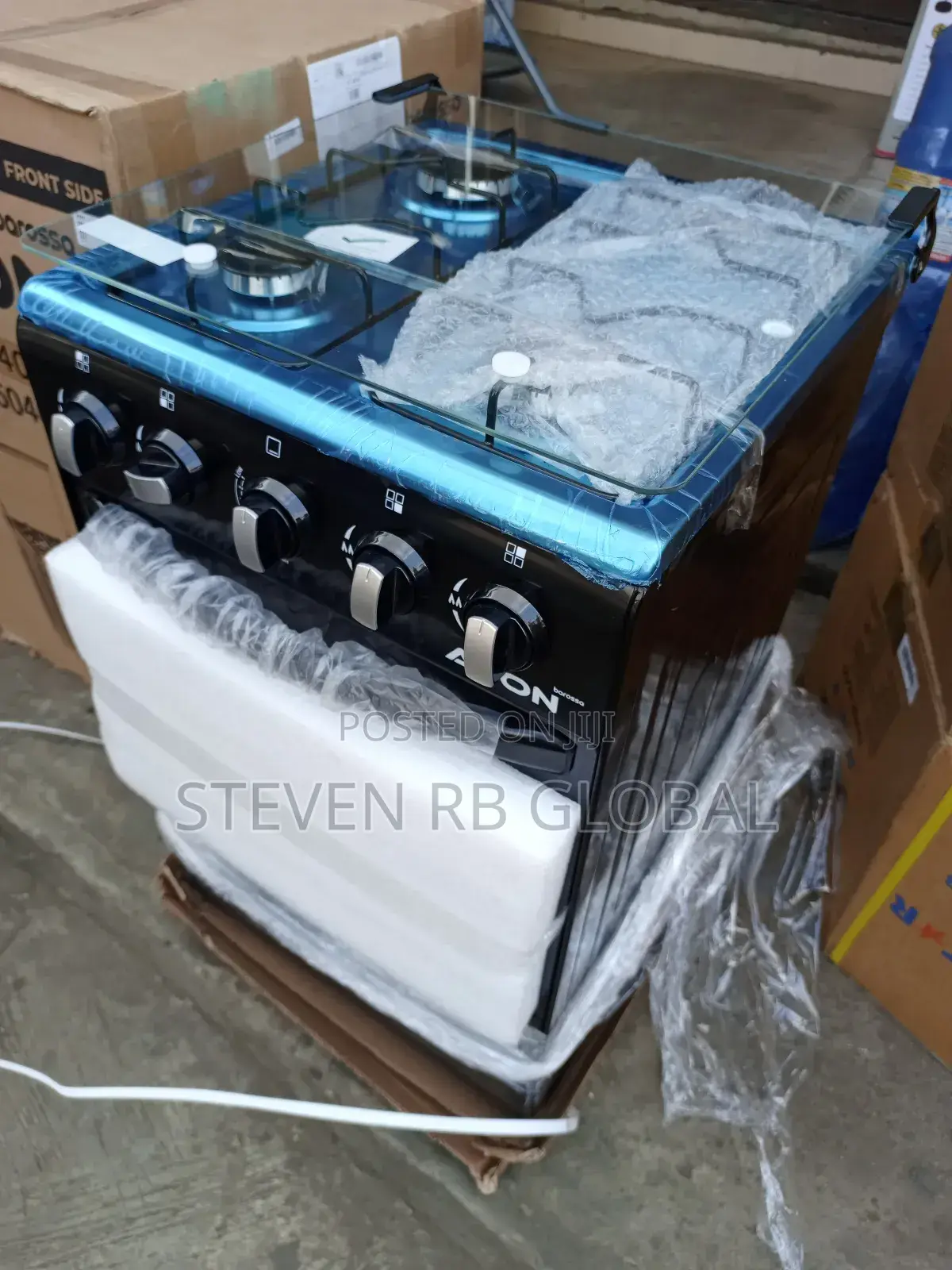 Aeon 4 Gas Burner 50x50 Standing Cooker (Model: Agc5040)