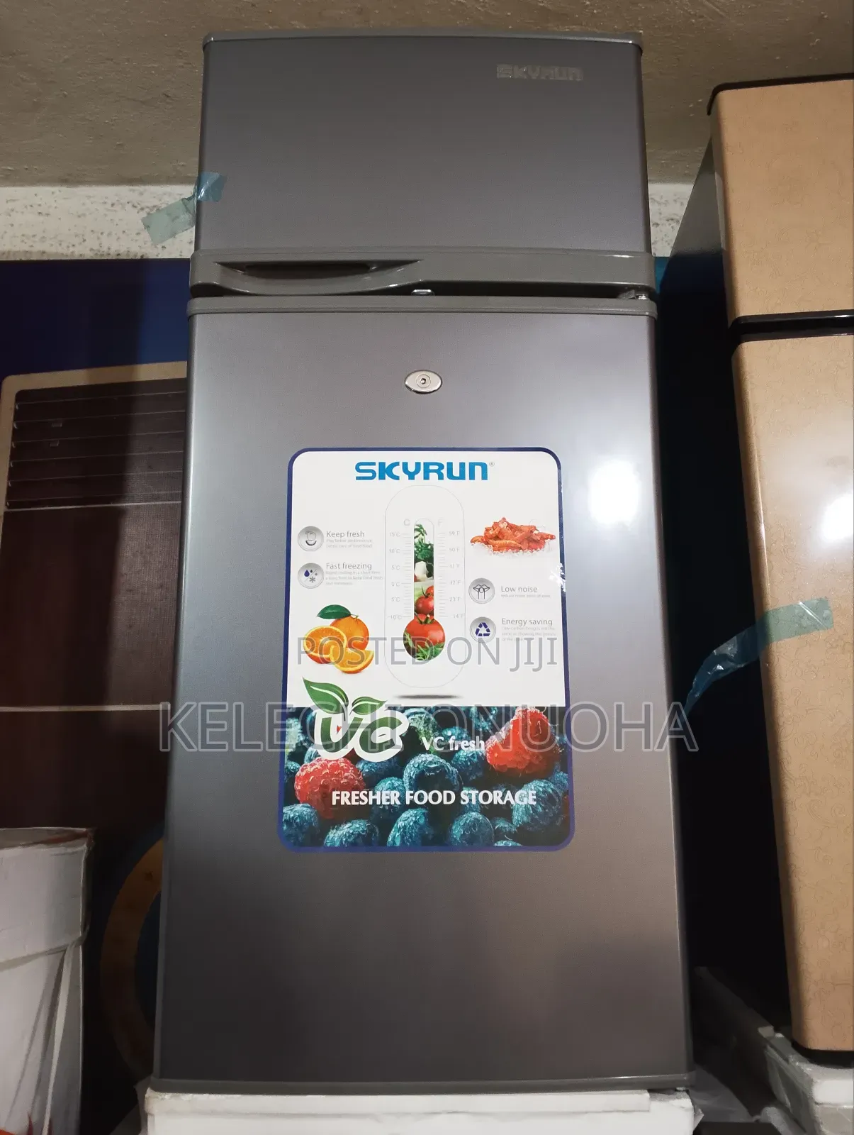 Skyrun Semi Inverter Fridge With Double Door