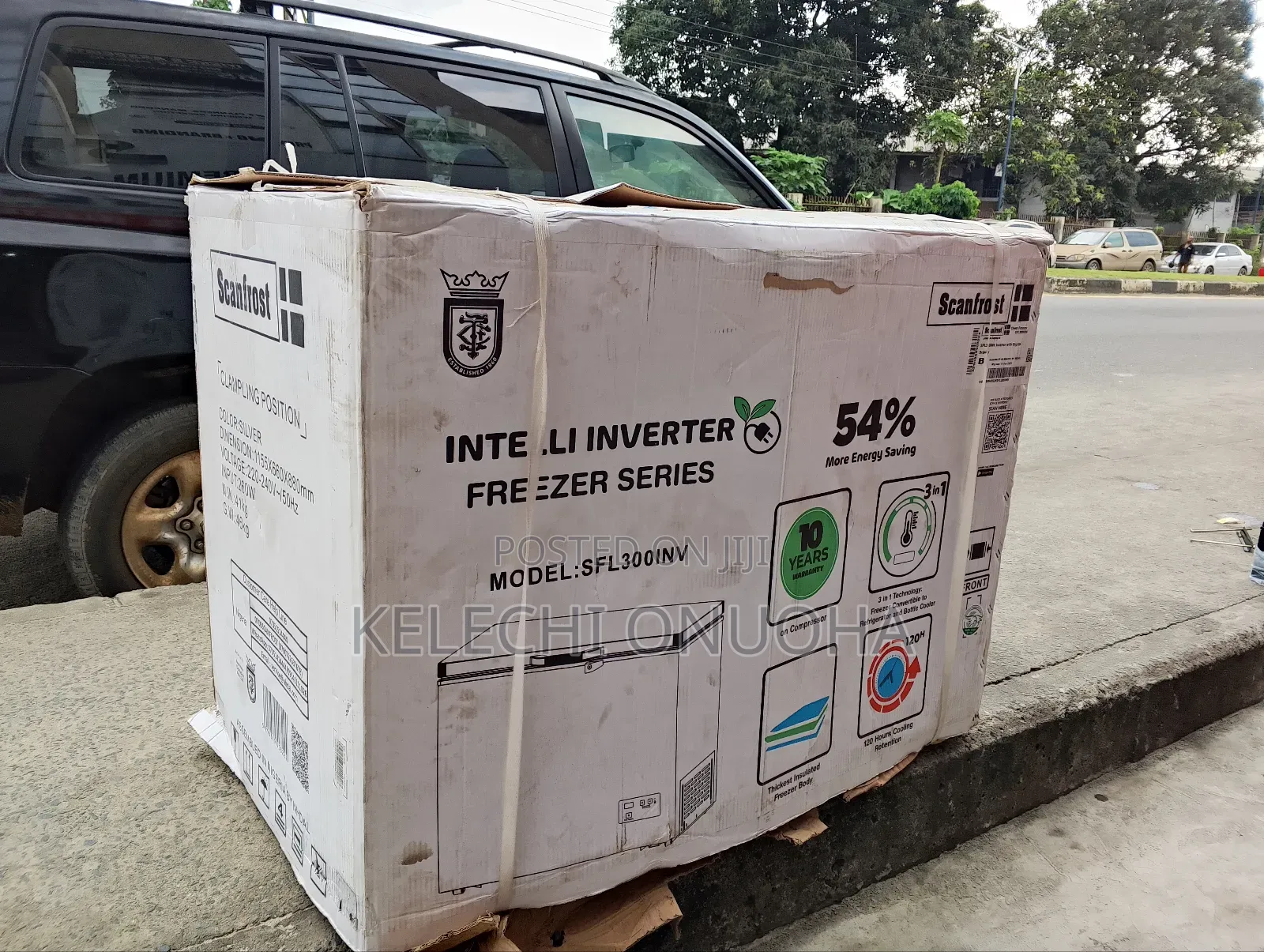 Scanfrost Inverter Deep Freezer With Cool Box