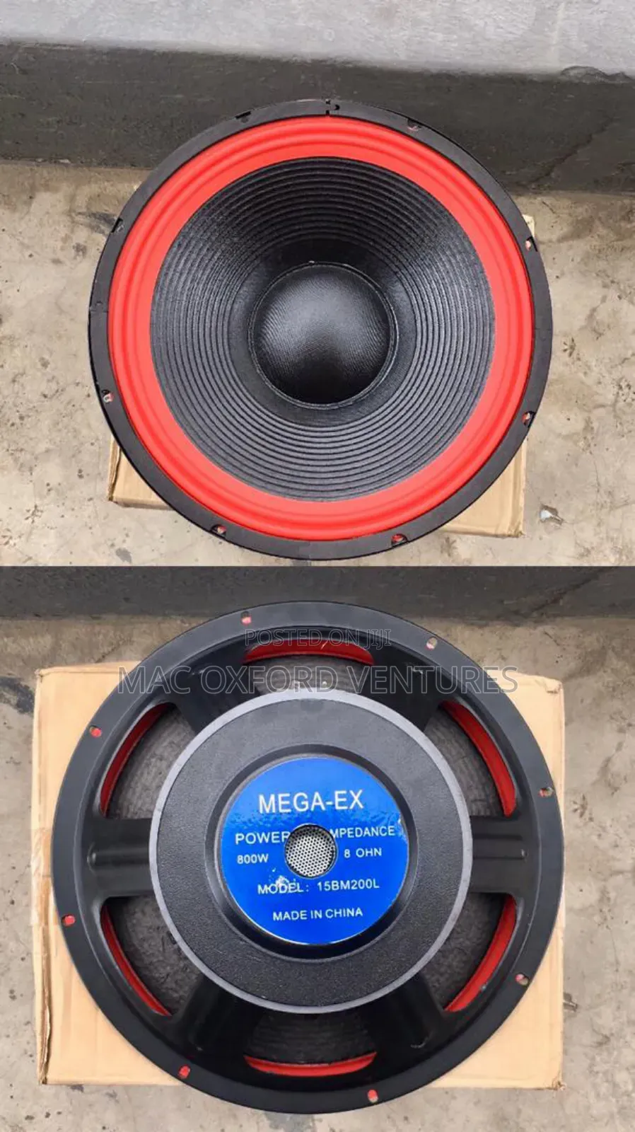 15 Inches Necked Speaker Mega-Ex