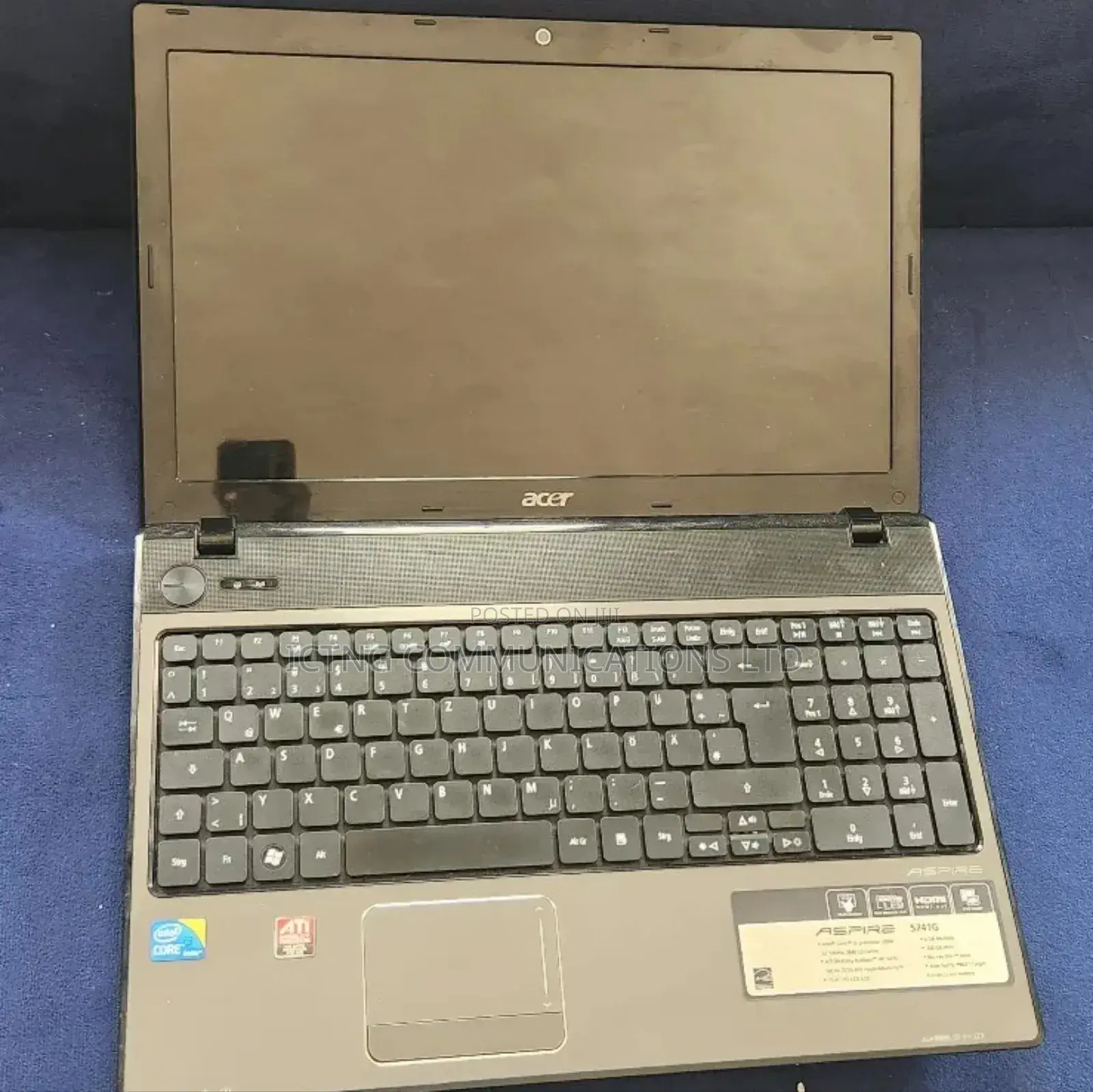 Laptop Acer 8GB Intel Core I3 HDD+SSD 256GB